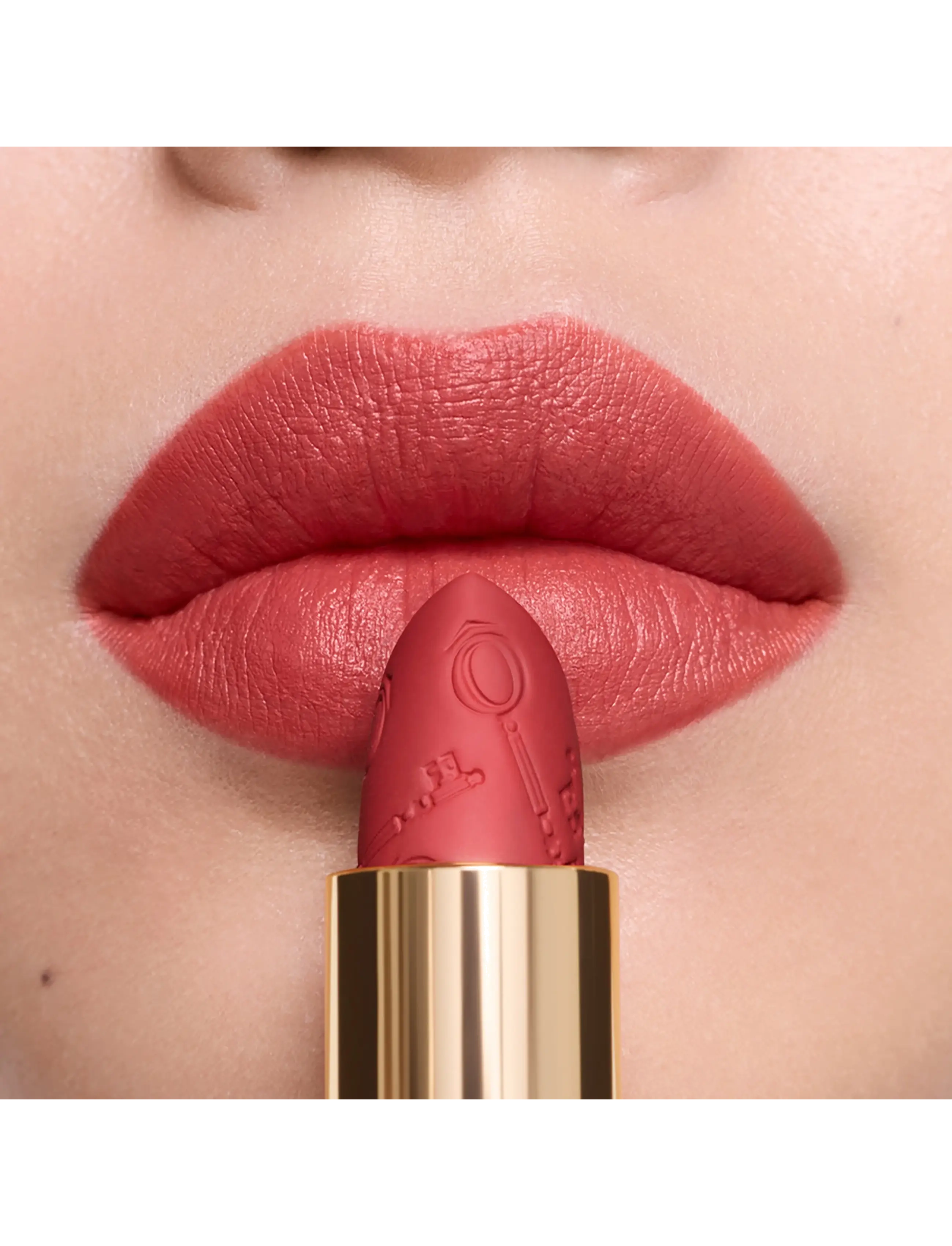 LANCÔME L'absolu Rouge Drama Matte 227 Rose Service läppsmink dam – bild 5