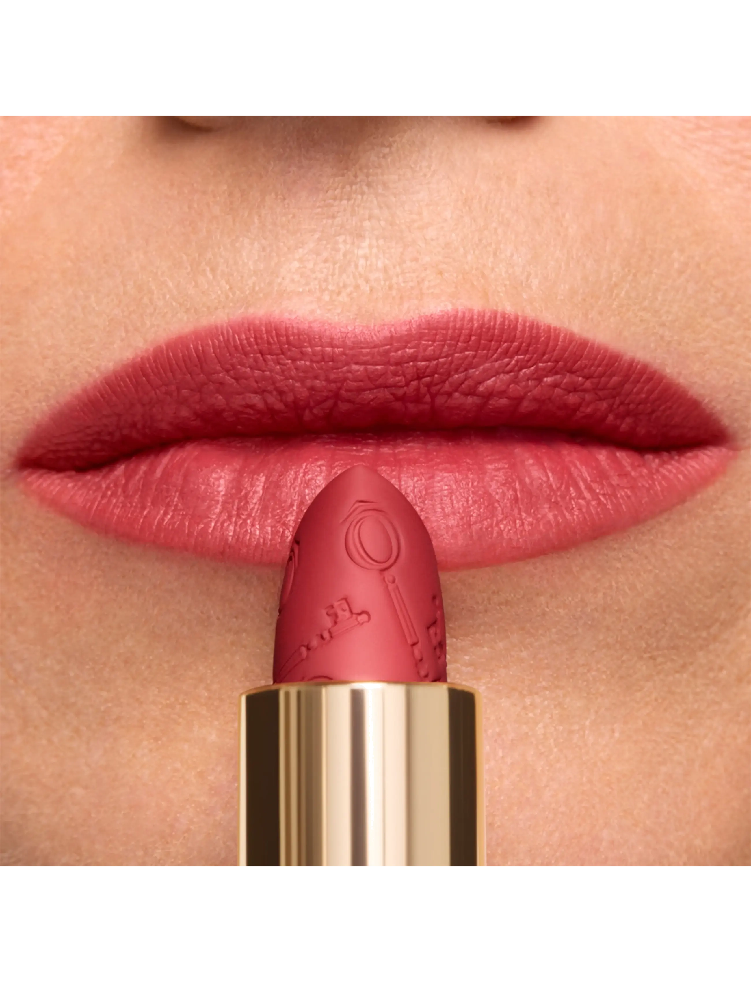 LANCÔME L'absolu Rouge Drama Matte 227 Rose Service läppsmink dam – bild 6