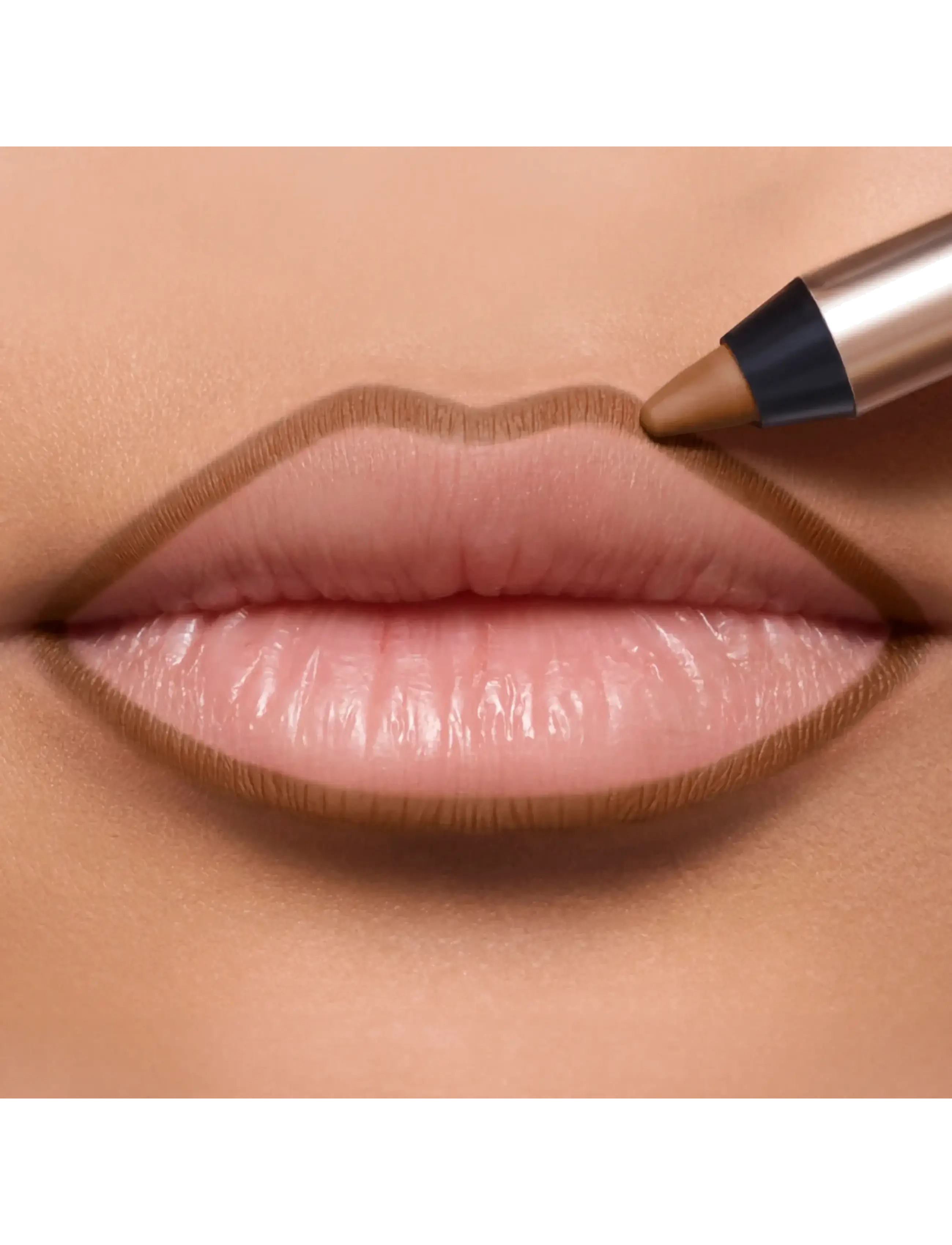 Lancôme - Lancôme Lip Idôle Lip Shaper Creamy Matte Lip Liner - smink - taupe the line - 3
