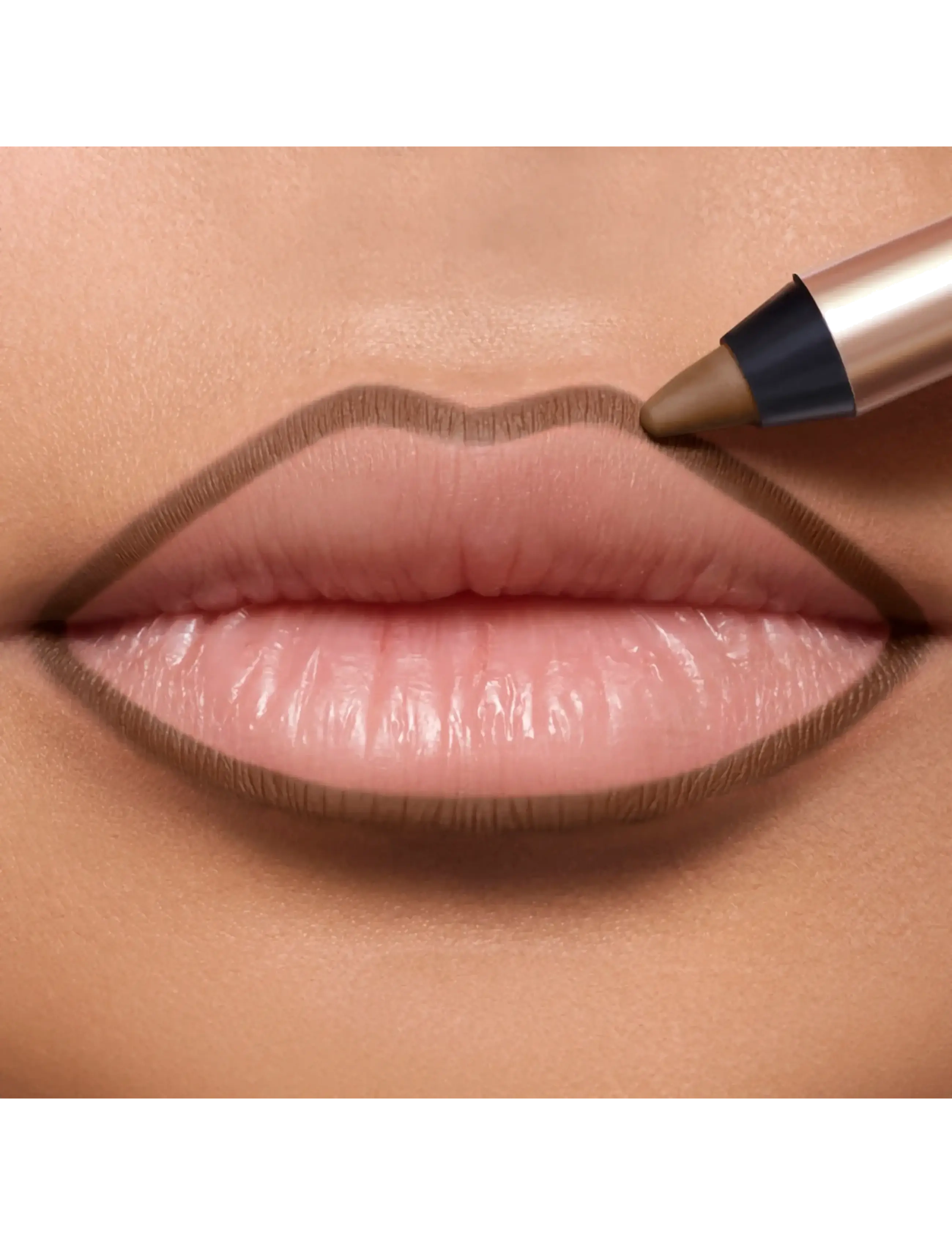 Lancôme - Lancôme Lip Idôle Lip Shaper Creamy Matte Lip Liner, 63 Messy Brown, 1.2 g - smink - messy brown - 3