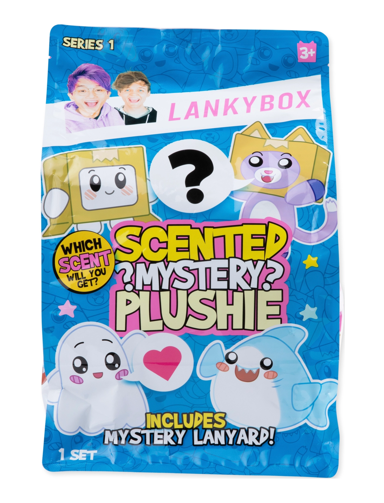 LankyBox LANKYBOX 28 CM MYSTERY PLUSH SCENTED ASS CDU - 4 for 3 - MULTI COLOUR / multi