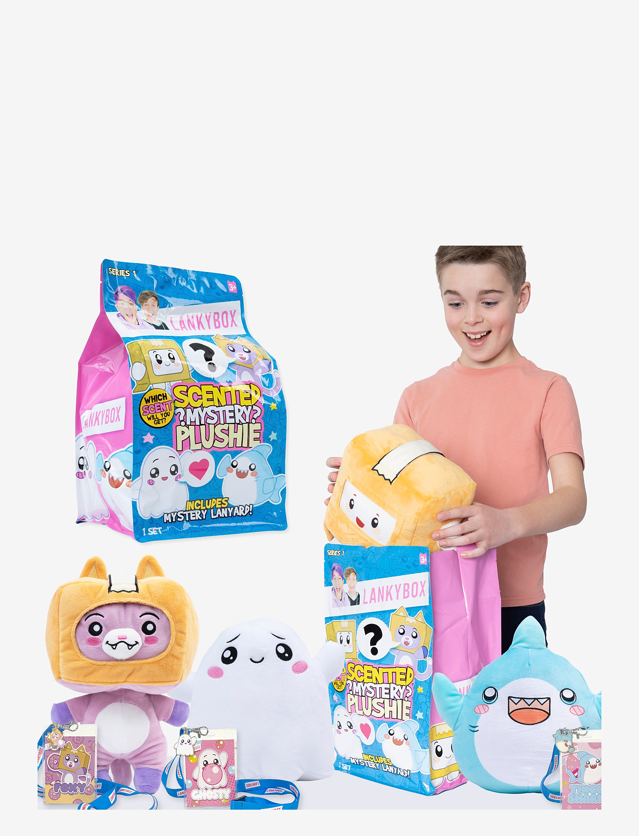 LankyBox - LANKYBOX 28 CM MYSTERY PLUSH SCENTED ASS CDU - mjuka leksaker - multi colour - 2