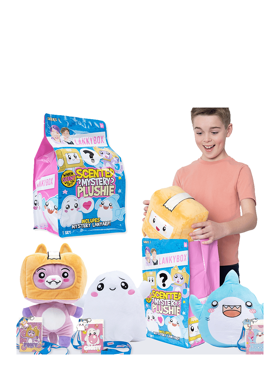 LankyBox - LANKYBOX 28 CM MYSTERY PLUSH SCENTED ASS CDU - mjúk leikföng & fígúrur - multi colour - 2