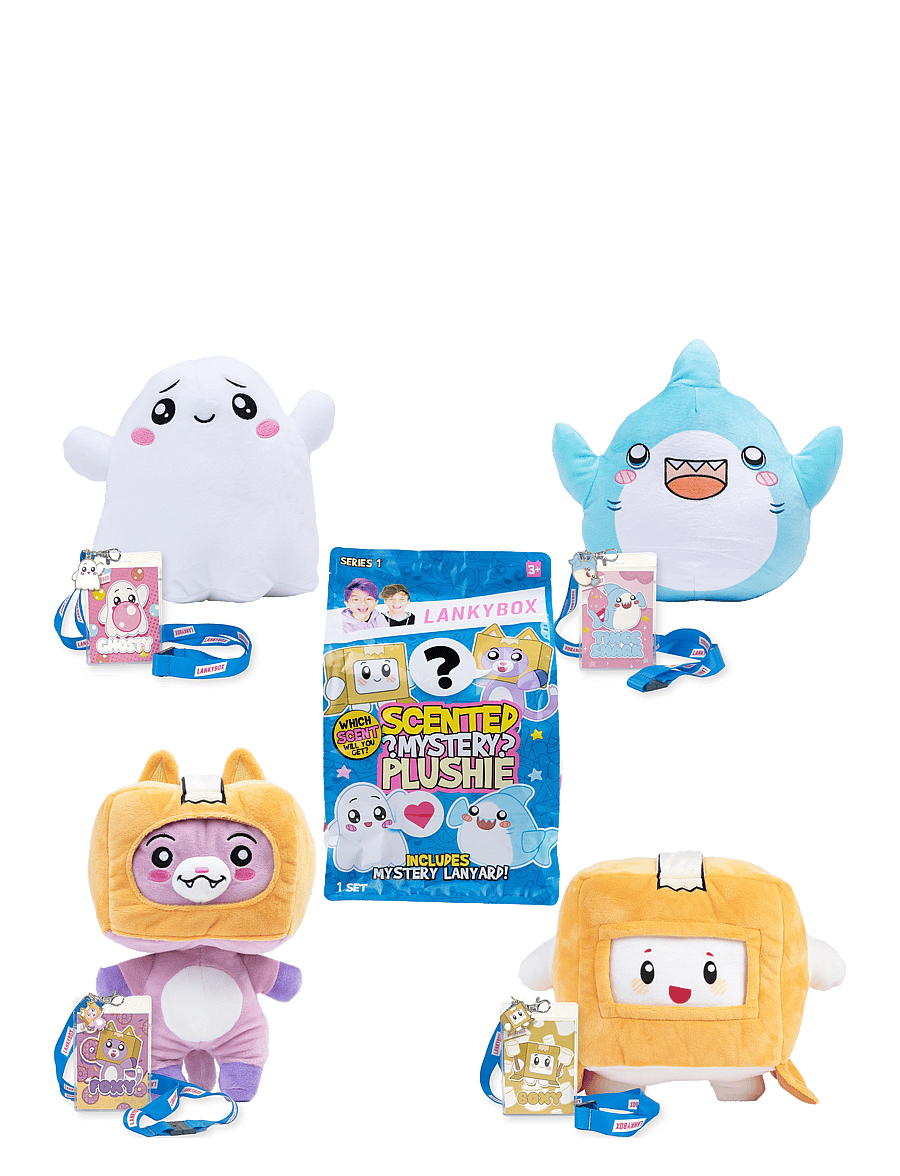 LankyBox - LANKYBOX 28 CM MYSTERY PLUSH SCENTED ASS CDU - mjúk leikföng & fígúrur - multi colour - 4