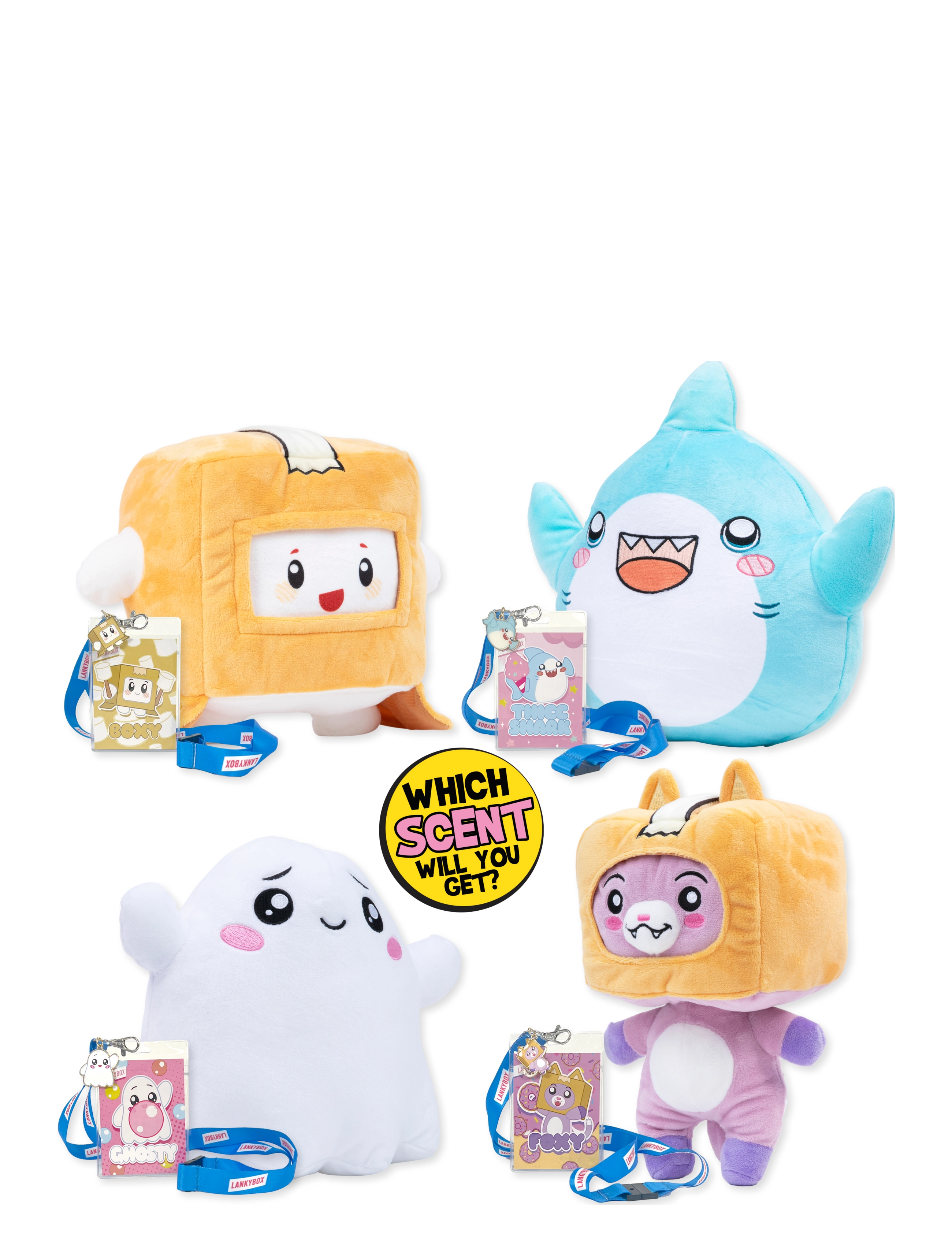 LankyBox - LANKYBOX 28 CM MYSTERY PLUSH SCENTED ASS CDU - bamser - multi colour - 5