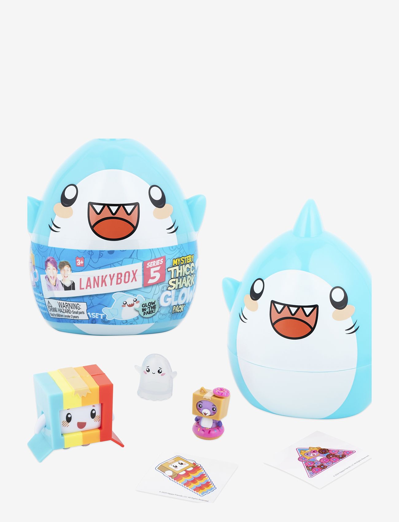 LankyBox - LANKYBOX THICC SHARK GLOW PACK - lekset - multi colour - 3