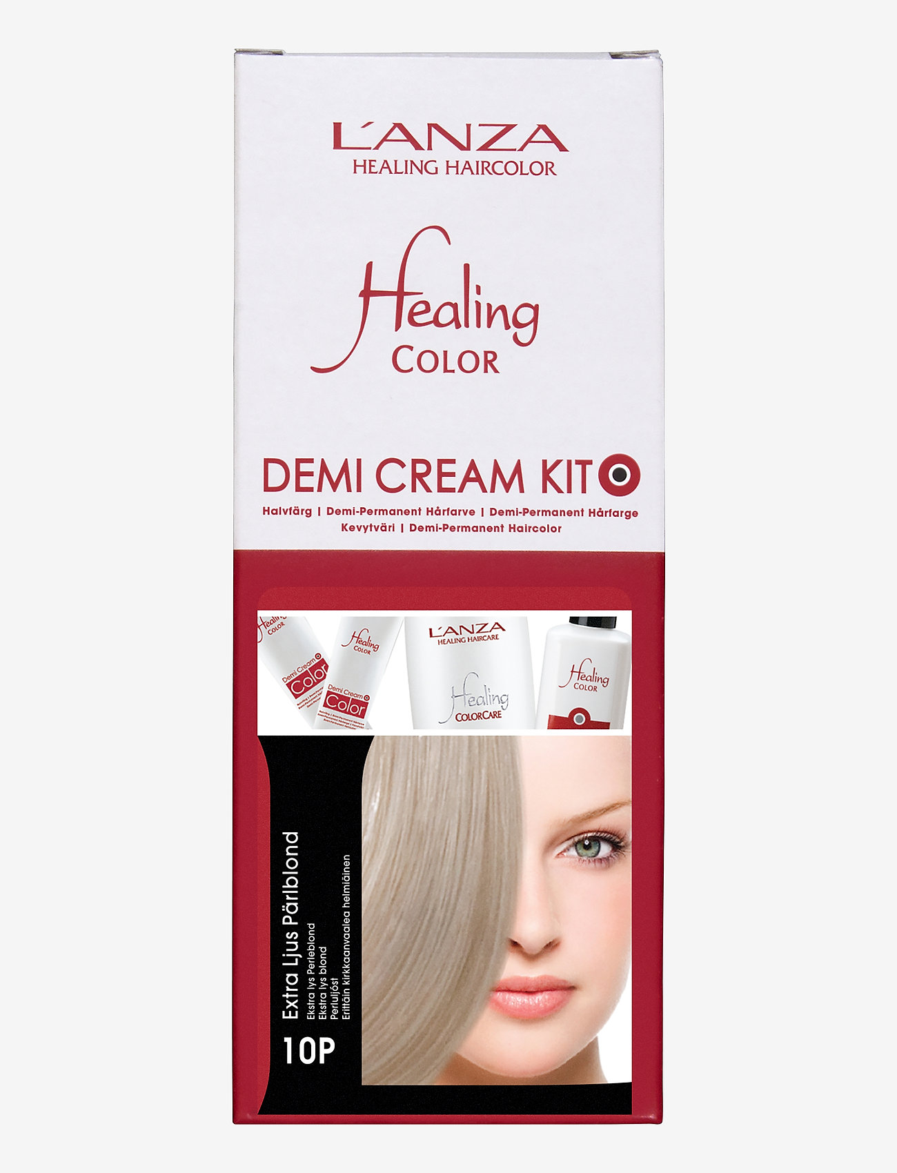 L'Anza Healing Hair Color & Care - Demi Cream Kit 10P - 10p - 0