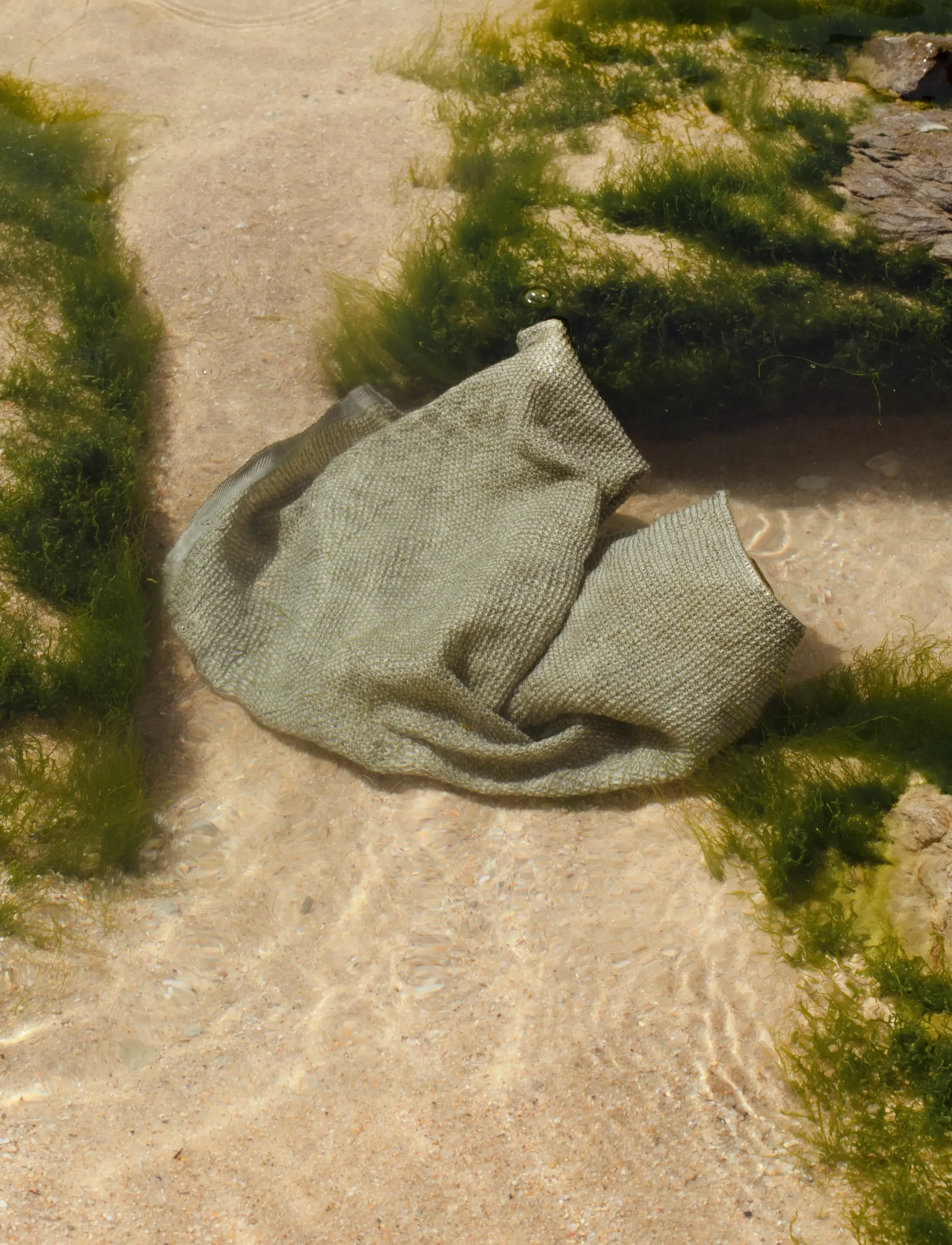Lapuan Kankurit - TERVA strandhåndklæde - saunahåndklæder - white-olive - 4
