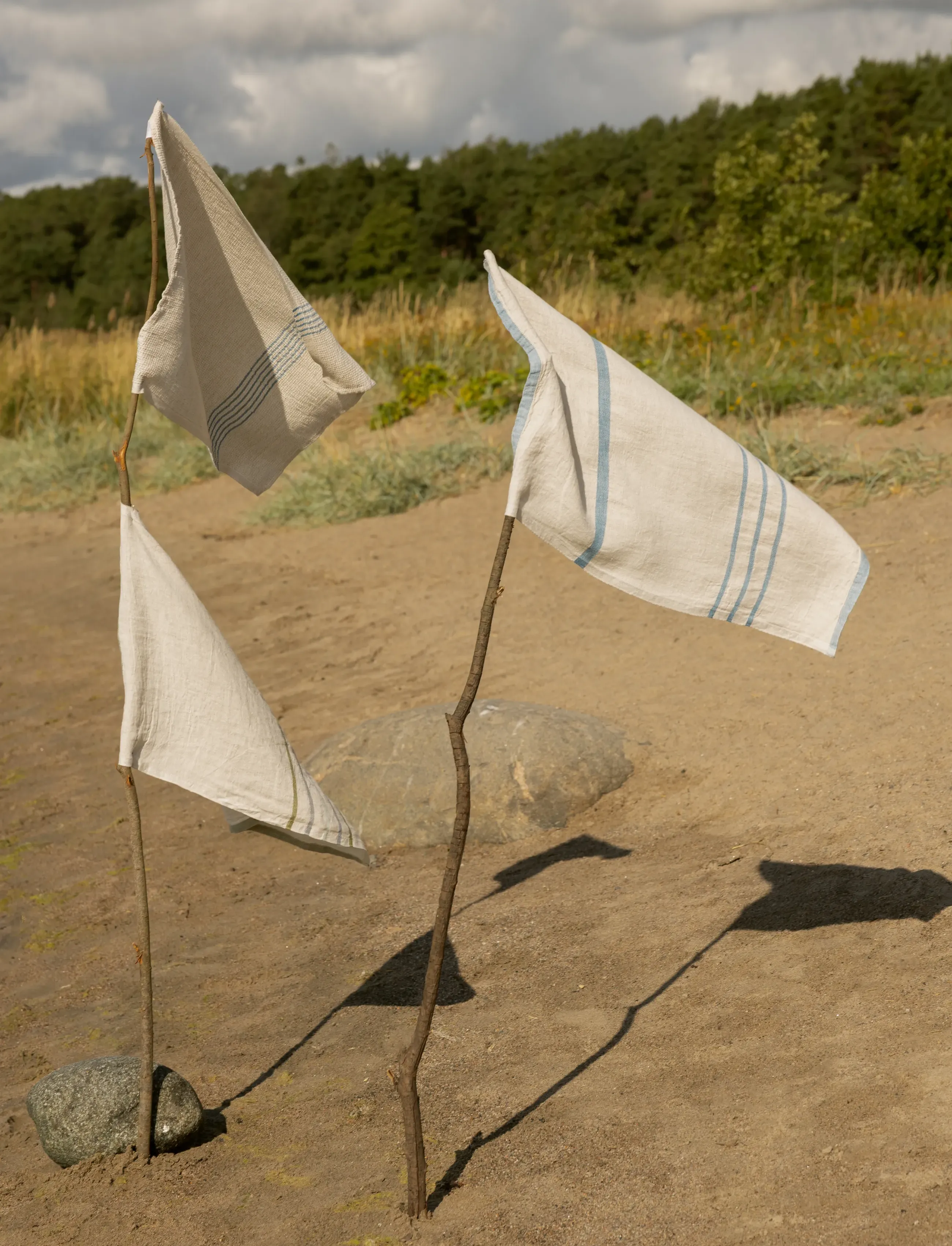 Lapuan Kankurit - USVA-håndklæde - saunahåndklæder - linen-blue - 0