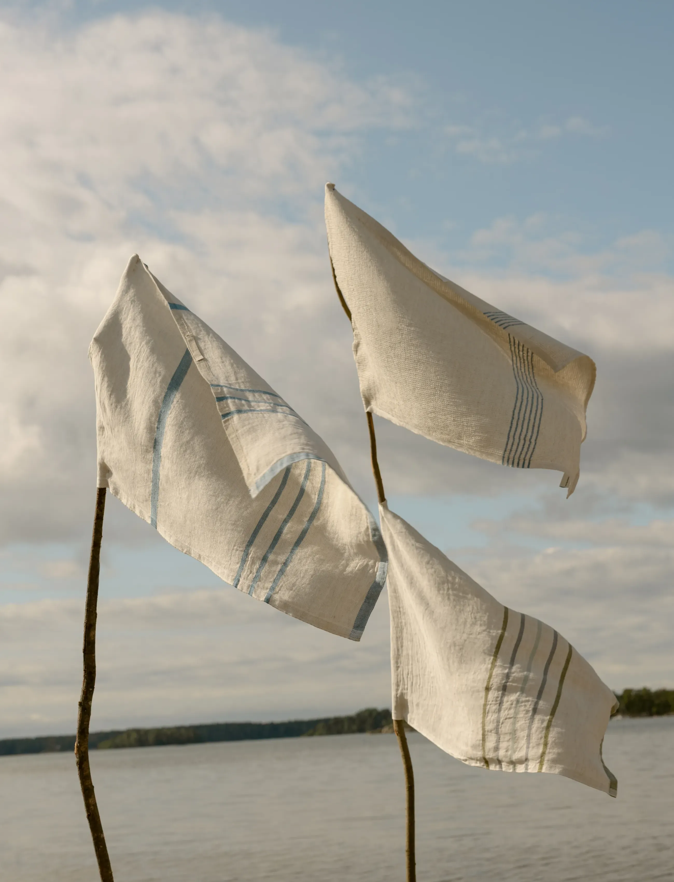 Lapuan Kankurit - USVA-håndklæde - saunahåndklæder - linen-blue - 2