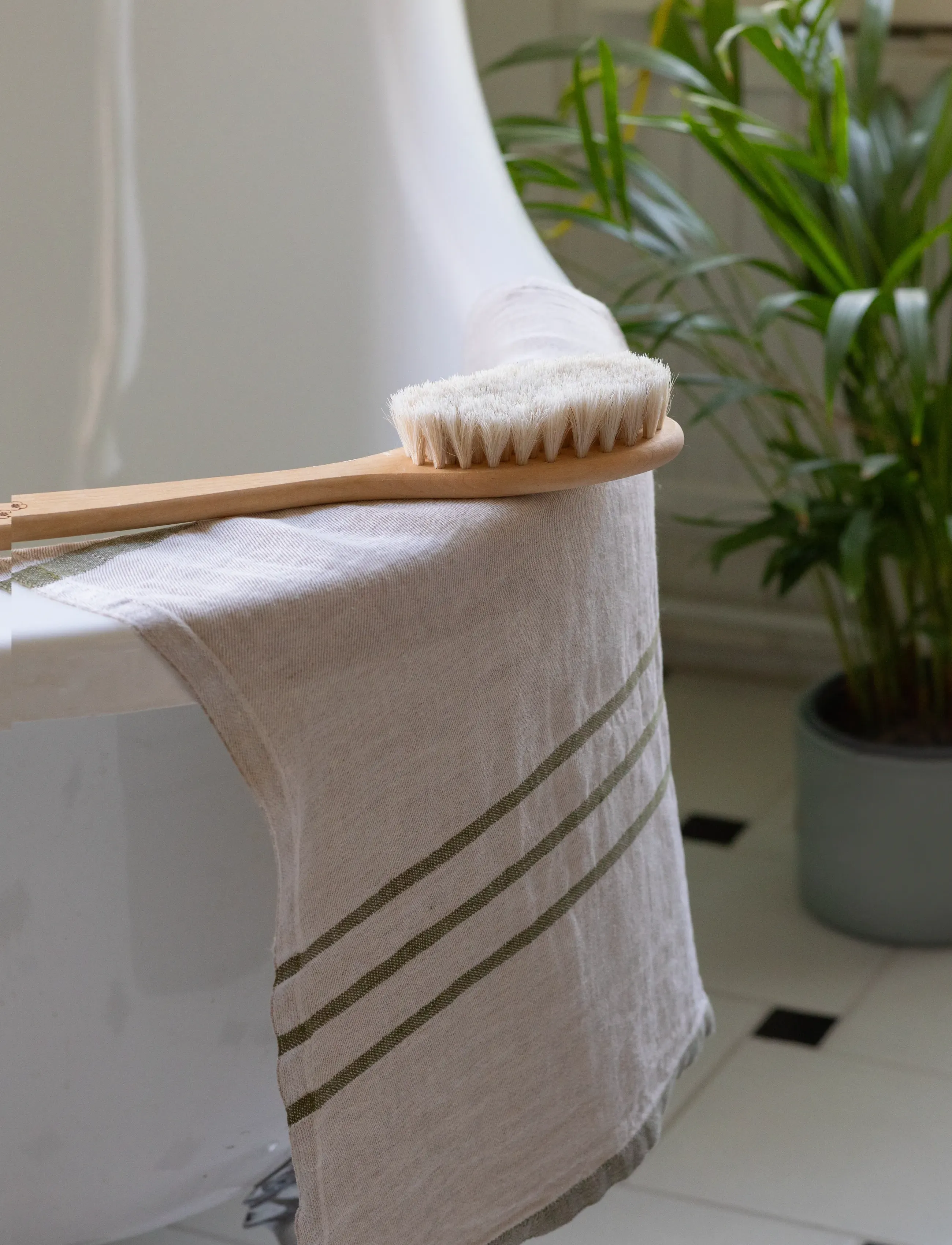 Lapuan Kankurit - USVA-håndklæde - saunahåndklæder - linen-olive - 2