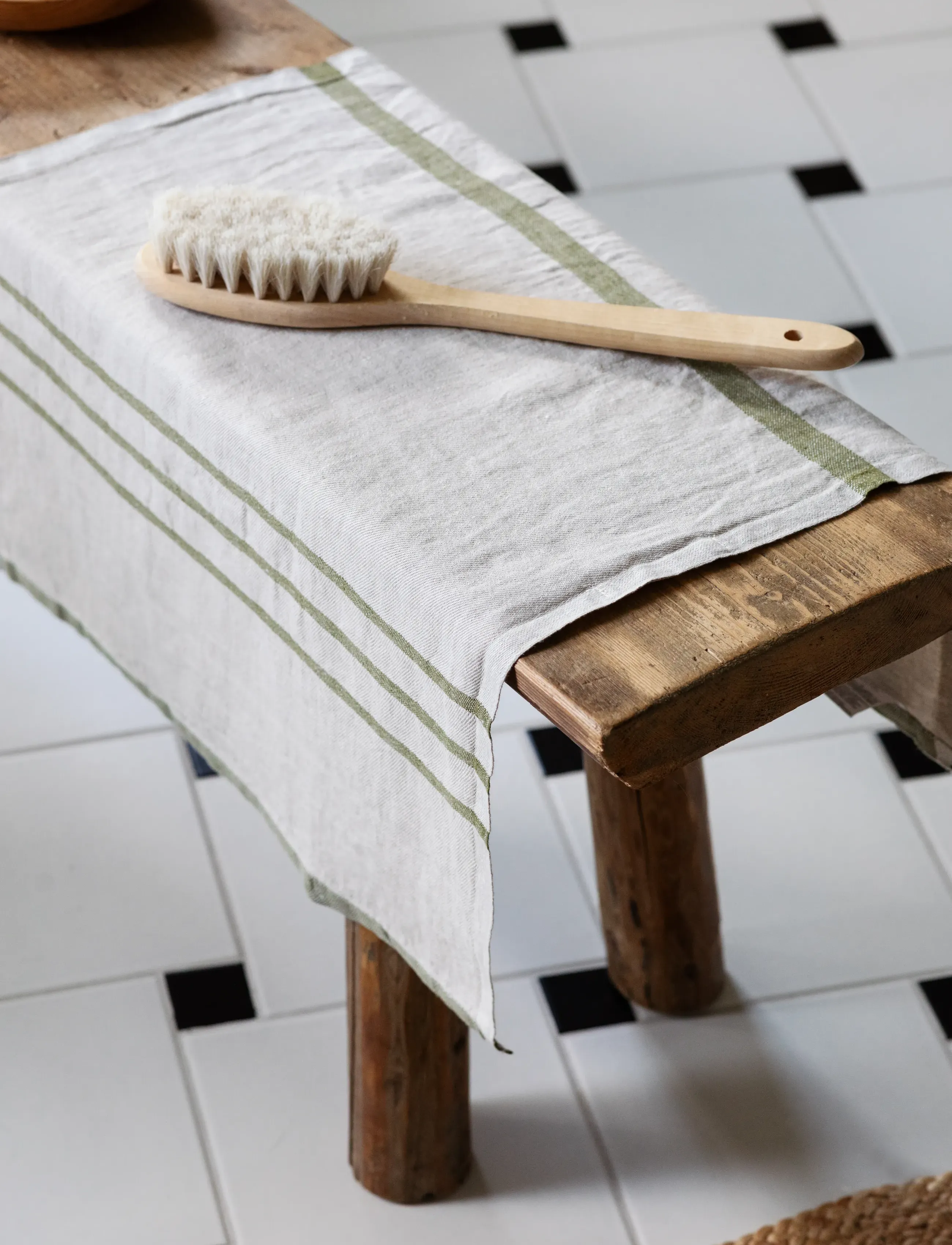 Lapuan Kankurit - USVA-håndklæde - saunahåndklæder - linen-olive - 3