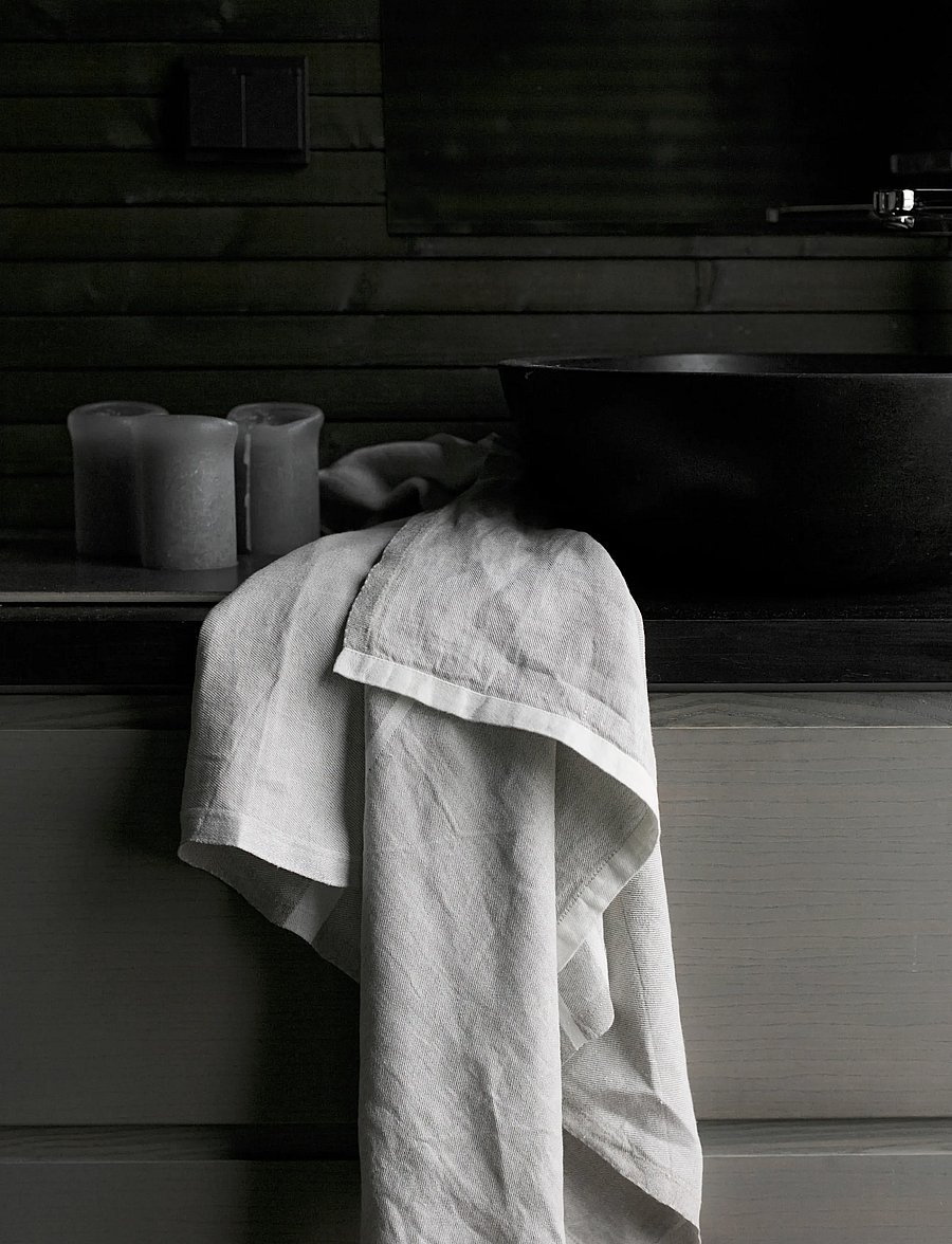 Lapuan Kankurit - USVA hand towel - sauna-handtücher - linen-white - 0