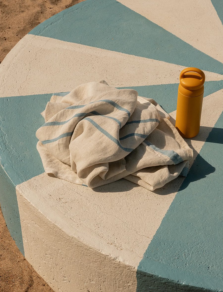 Lapuan Kankurit - USVA bath towel - sauna-handtücher - linen-blue - 5