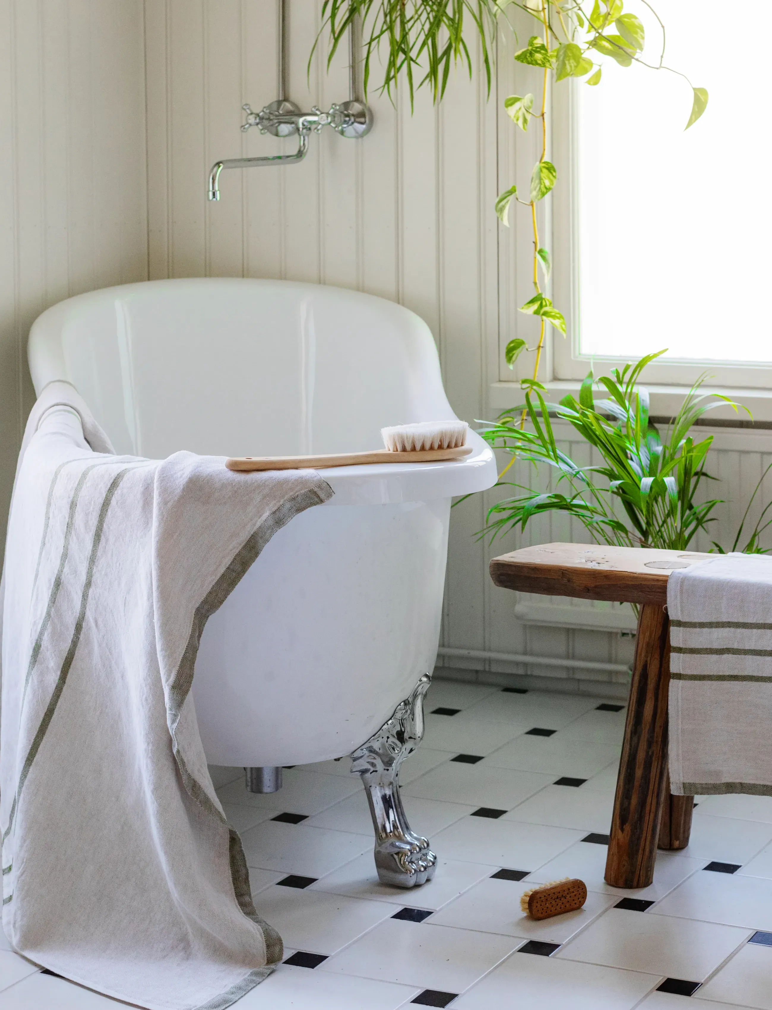 Lapuan Kankurit - USVA strandhåndklæde - saunahåndklæder - linen-olive - 2