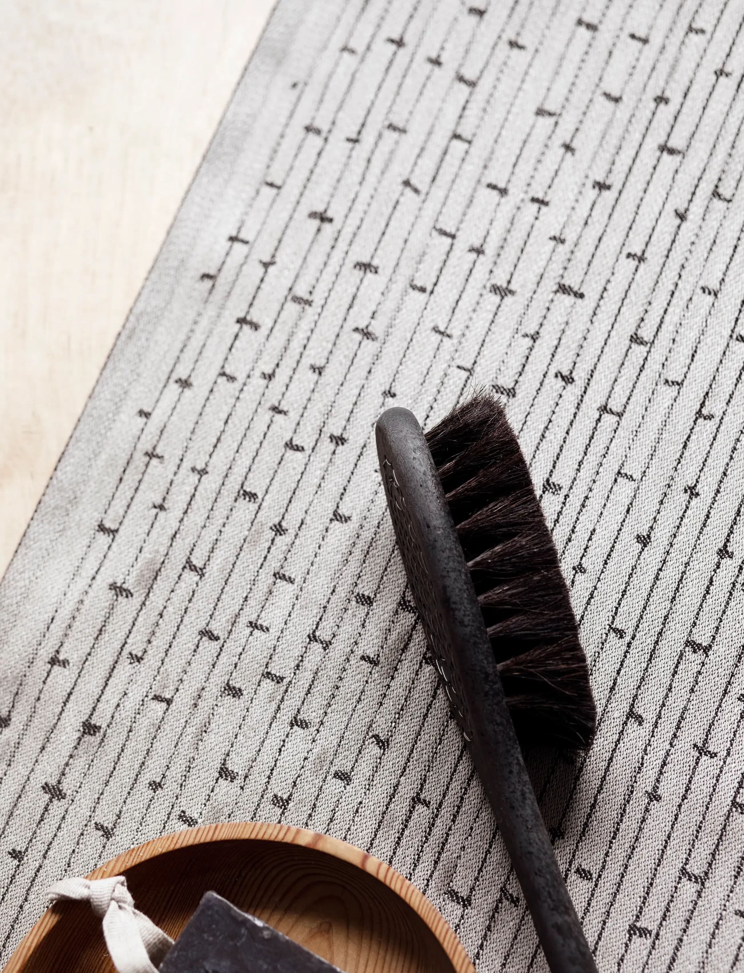 Lapuan Kankurit - METSÄ borddug - saunahåndklæder - linen-black - 0