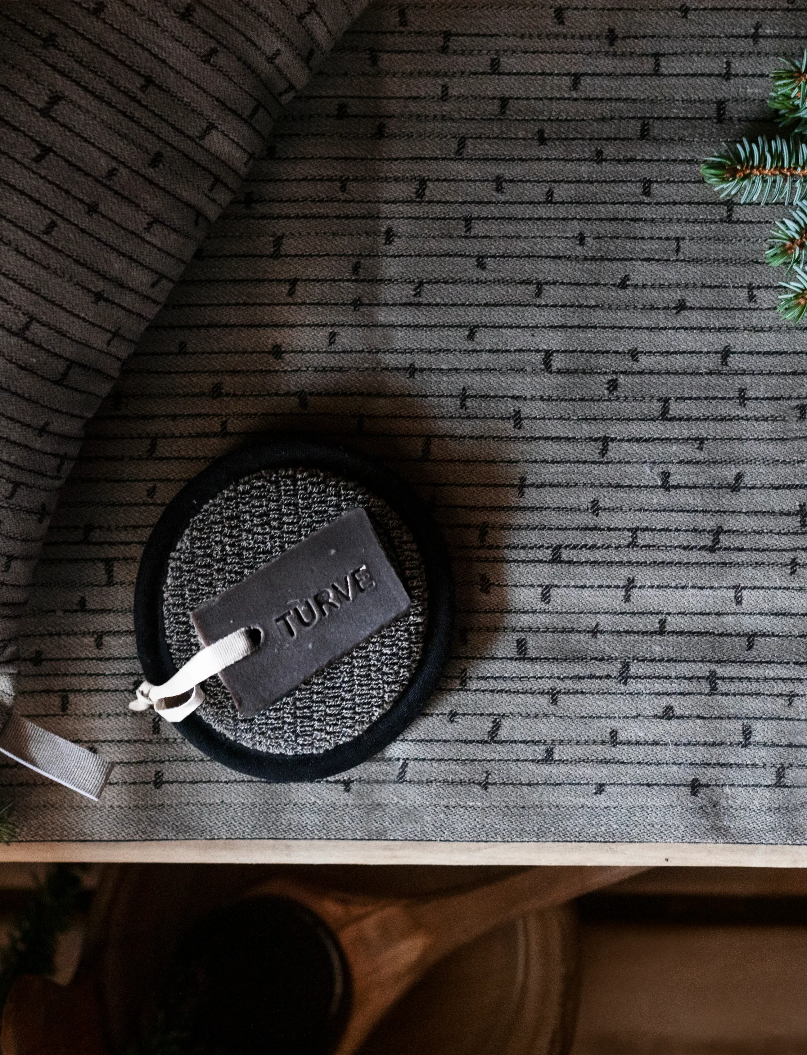 Lapuan Kankurit - METSÄ borddug - saunahåndklæder - linen-black - 2