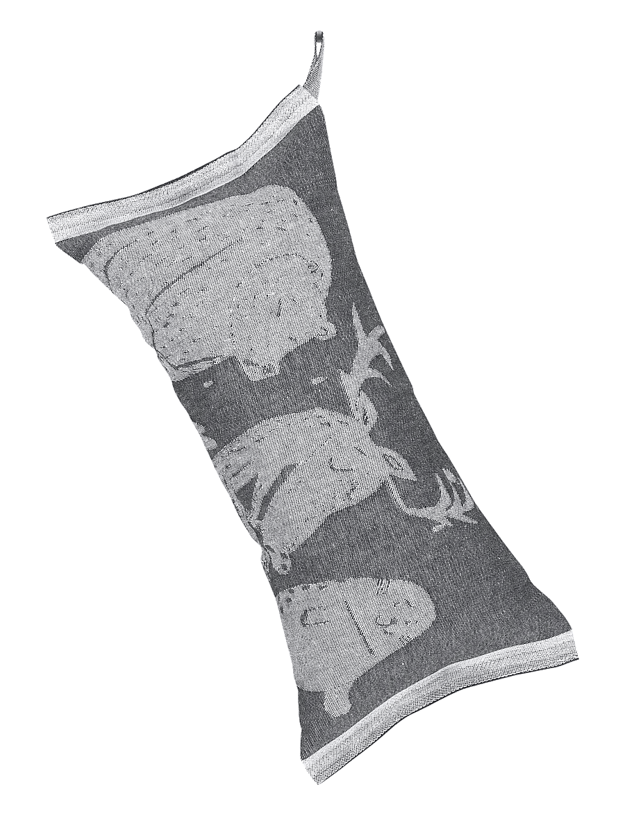 Lapuan Kankurit - ELÄINTEN SAUNA sauna pillow - saunakissen - white-black - 1
