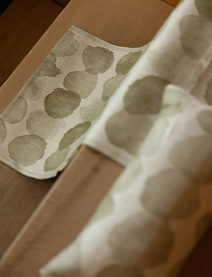 Lapuan Kankurit - SADE sauna pillow - saunakissen - white-olive - 0