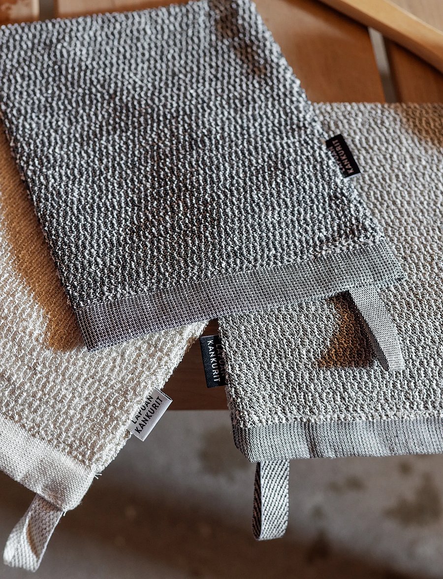 Lapuan Kankurit - MERI tvättvante - bastuvård & bastudofter - white-linen - 0