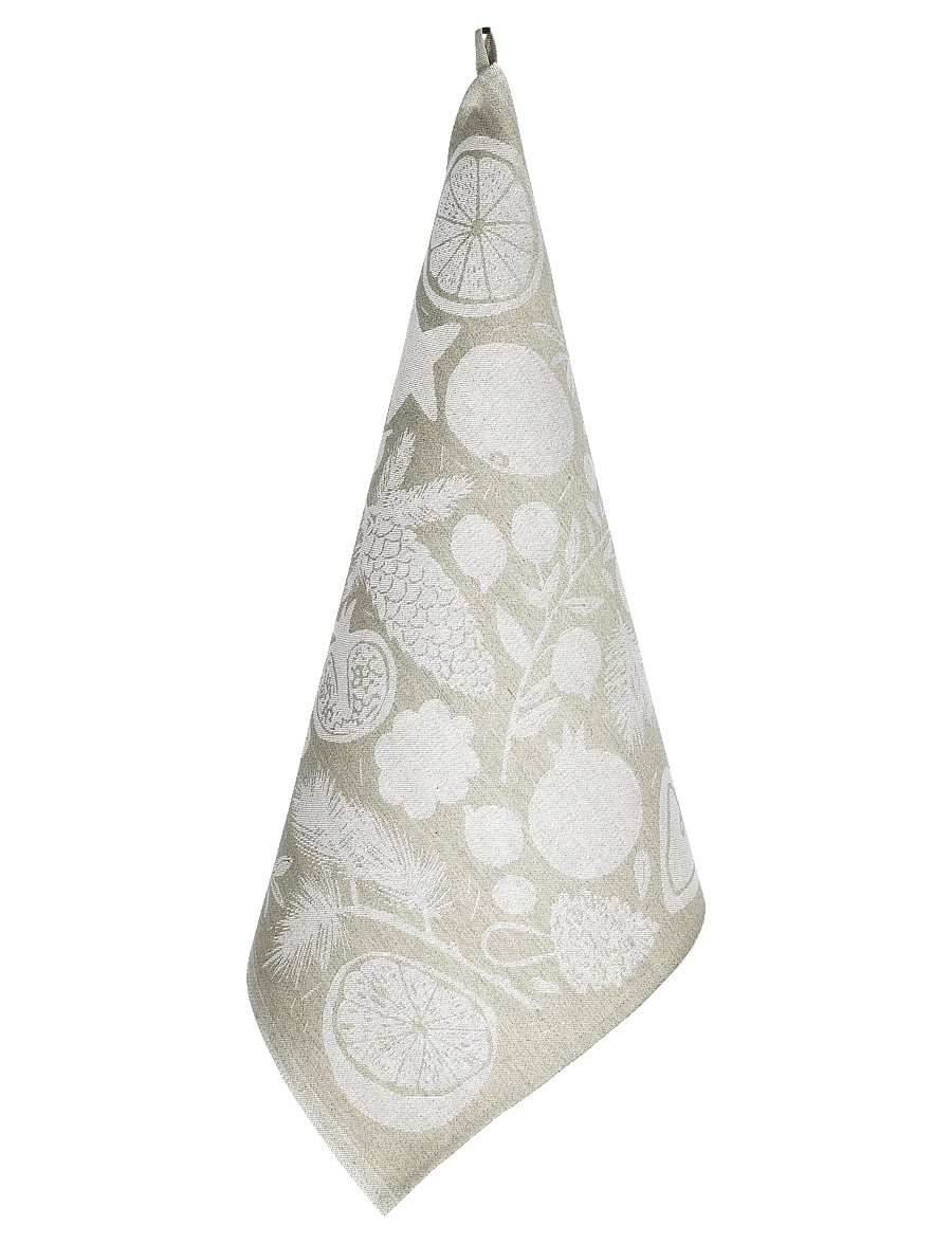 Lapuan Kankurit - TALVEN TUOKSUT towel/napkin - sauna-handtücher - linen-white - 0
