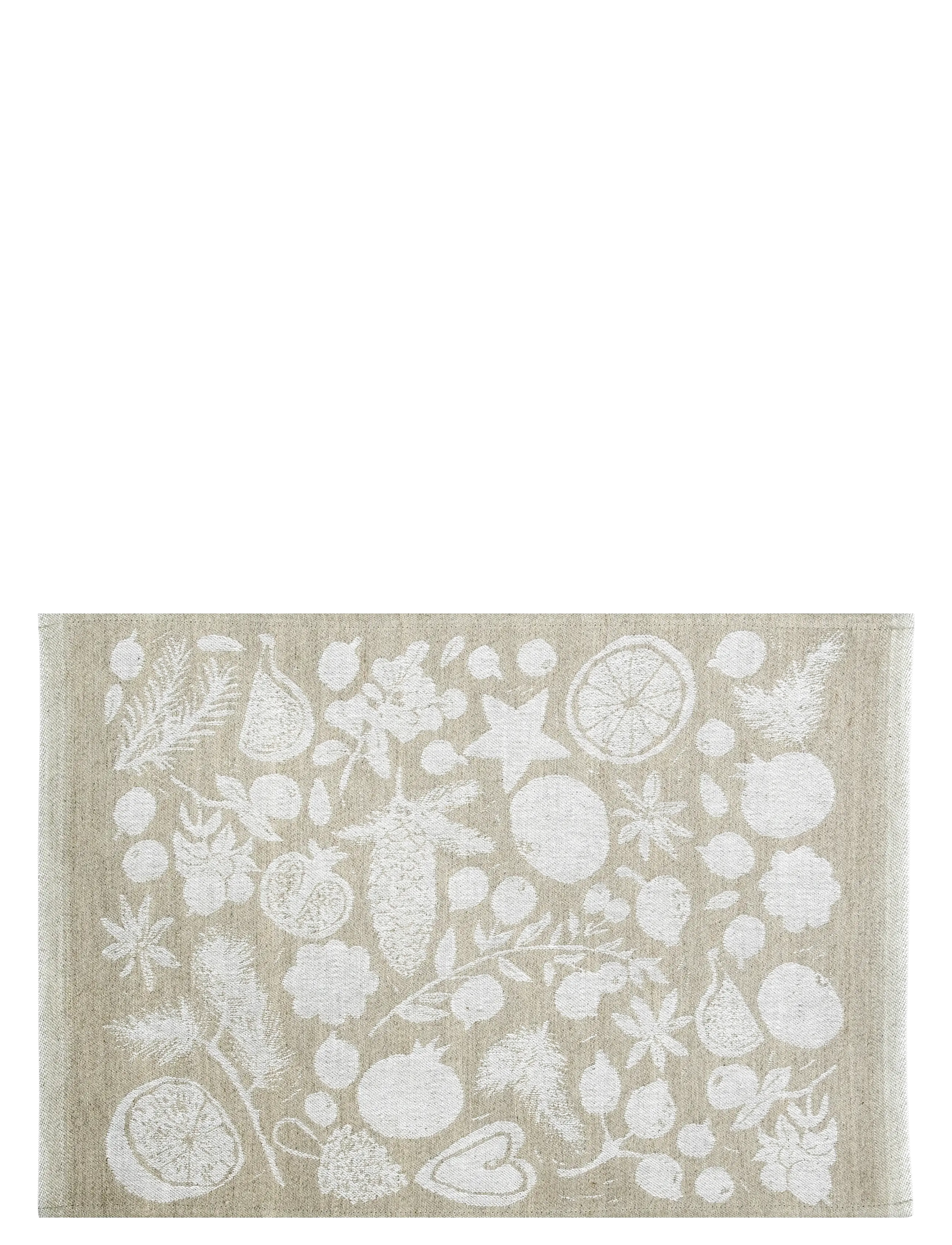 Lapuan Kankurit Talven Tuoksut Placemat, Dækkeserviet, Beige, Str: 46X32CM