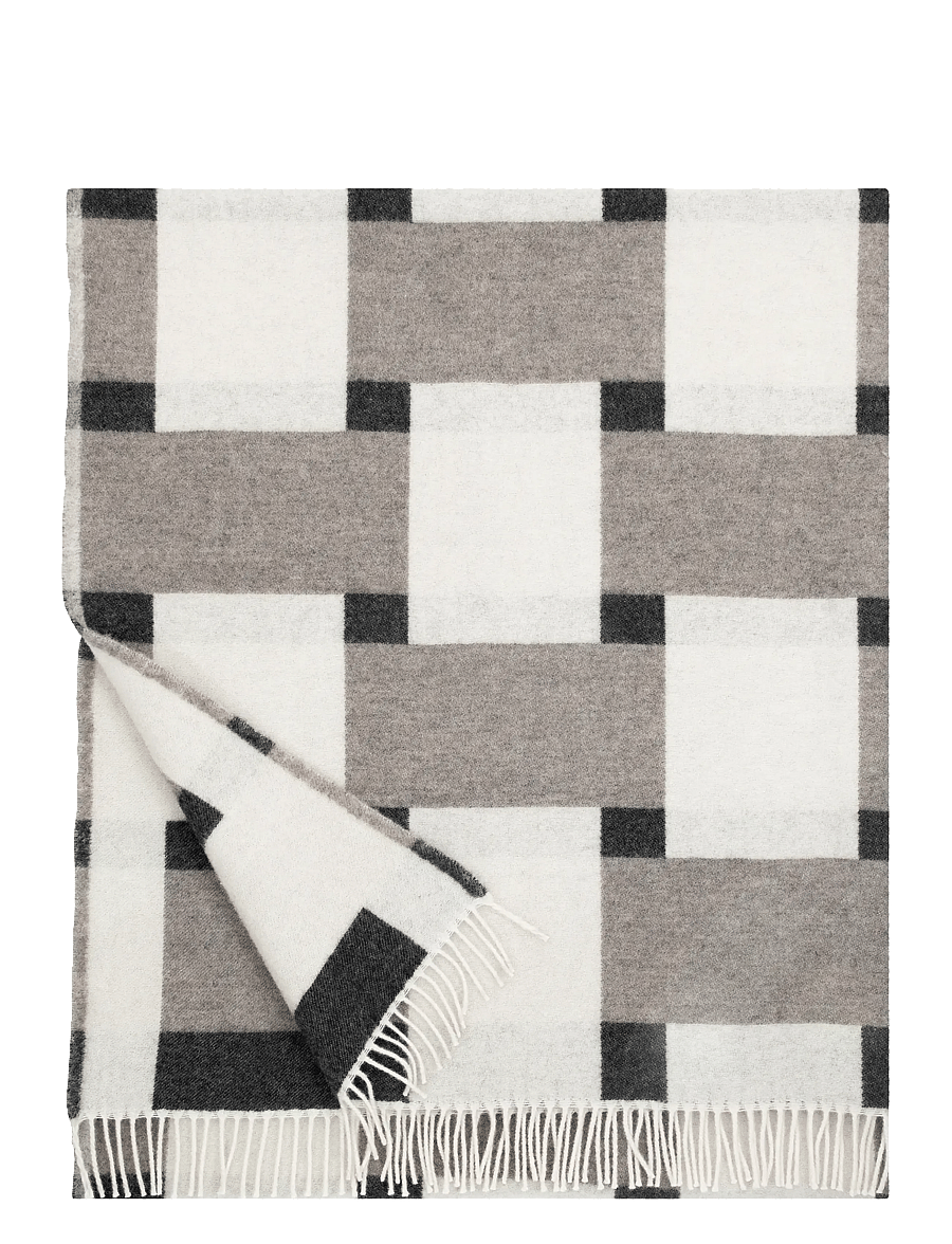 Lapuan Kankurit - PUNOS blanket - decken - white-beige-black - 0