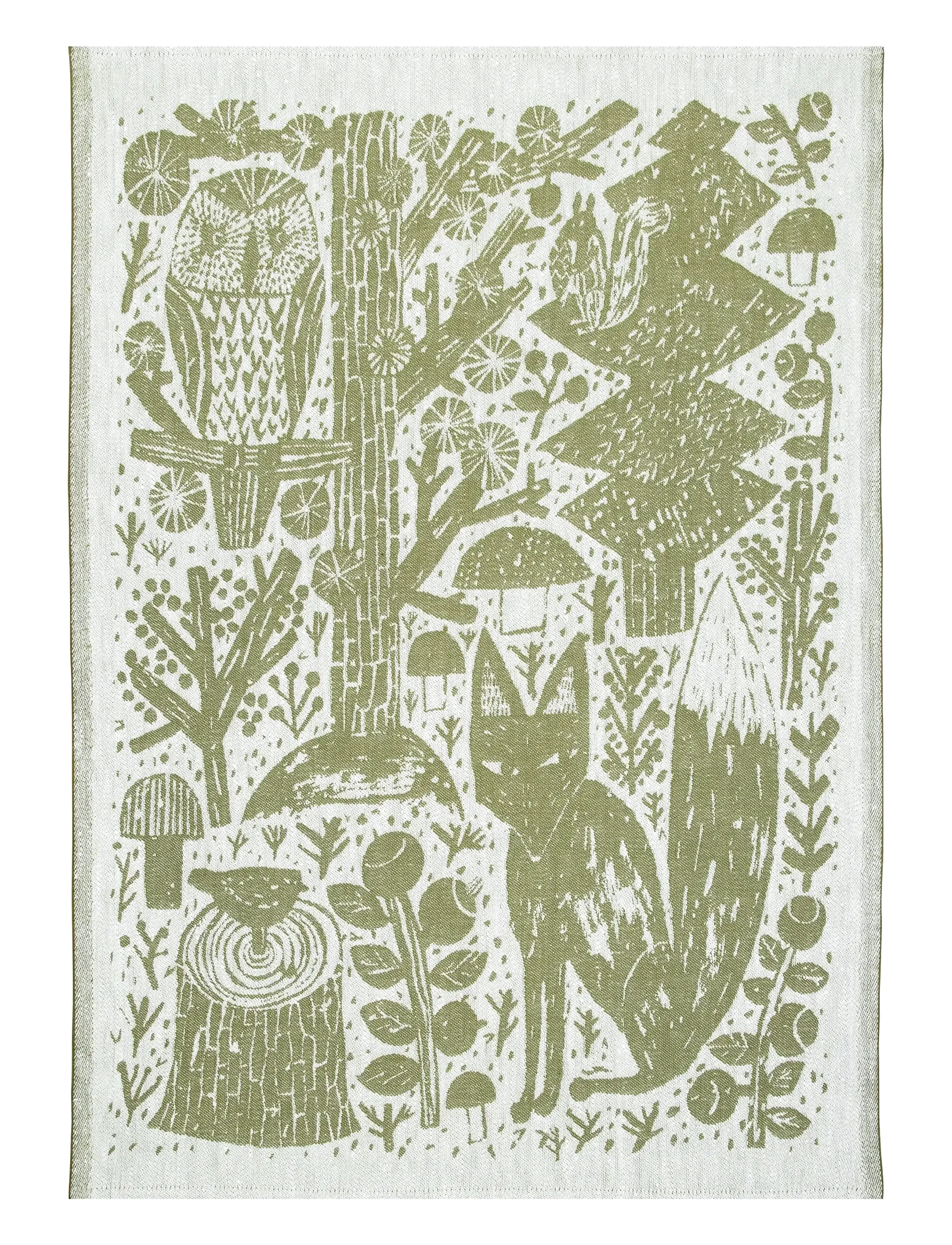 Lapuan Kankurit - METSIKKÖ håndklæde - saunahåndklæder - white-olive - 1
