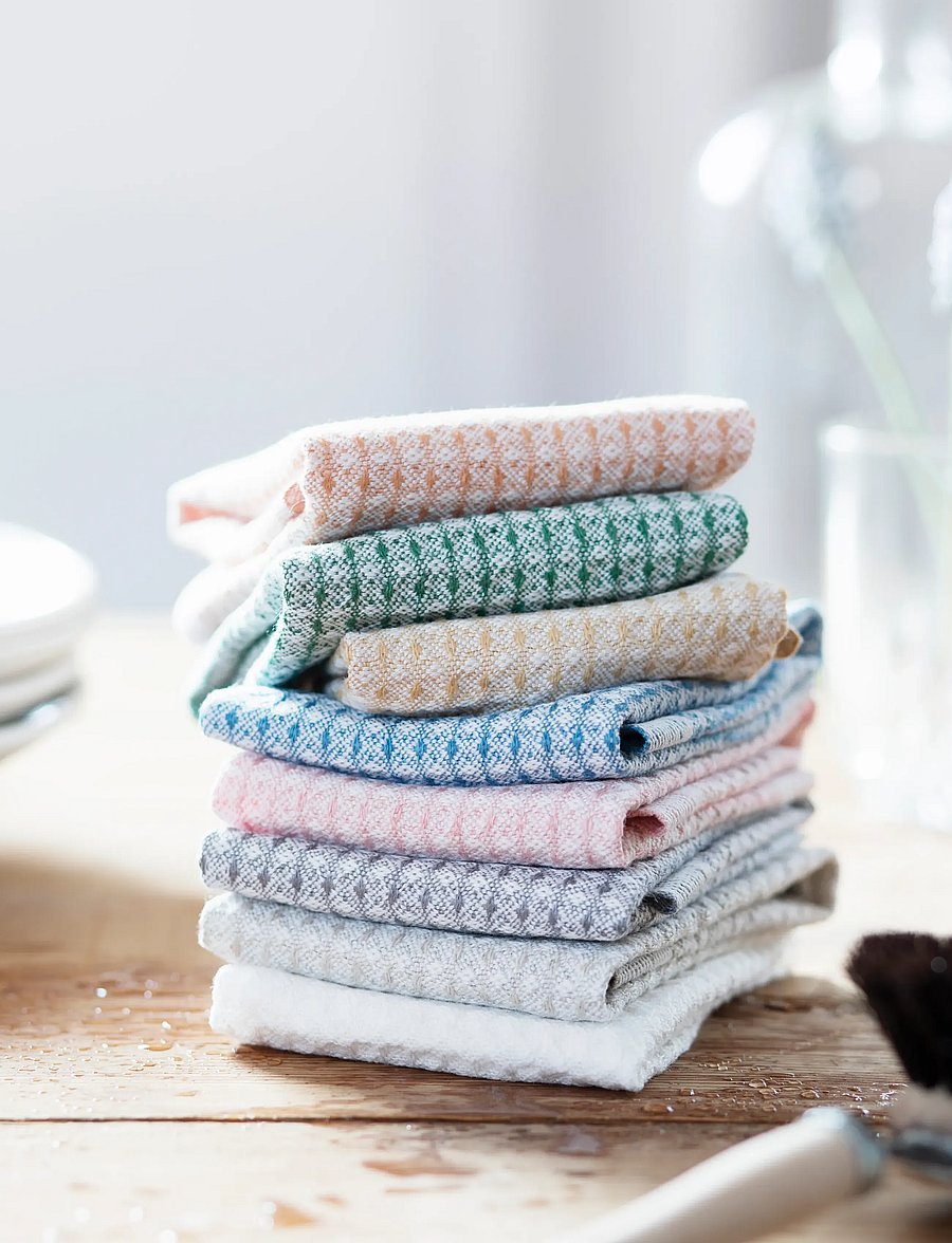 Lapuan Kankurit - MAIJA dishcloth/towel - sauna-handtücher - white-rainy blue - 0