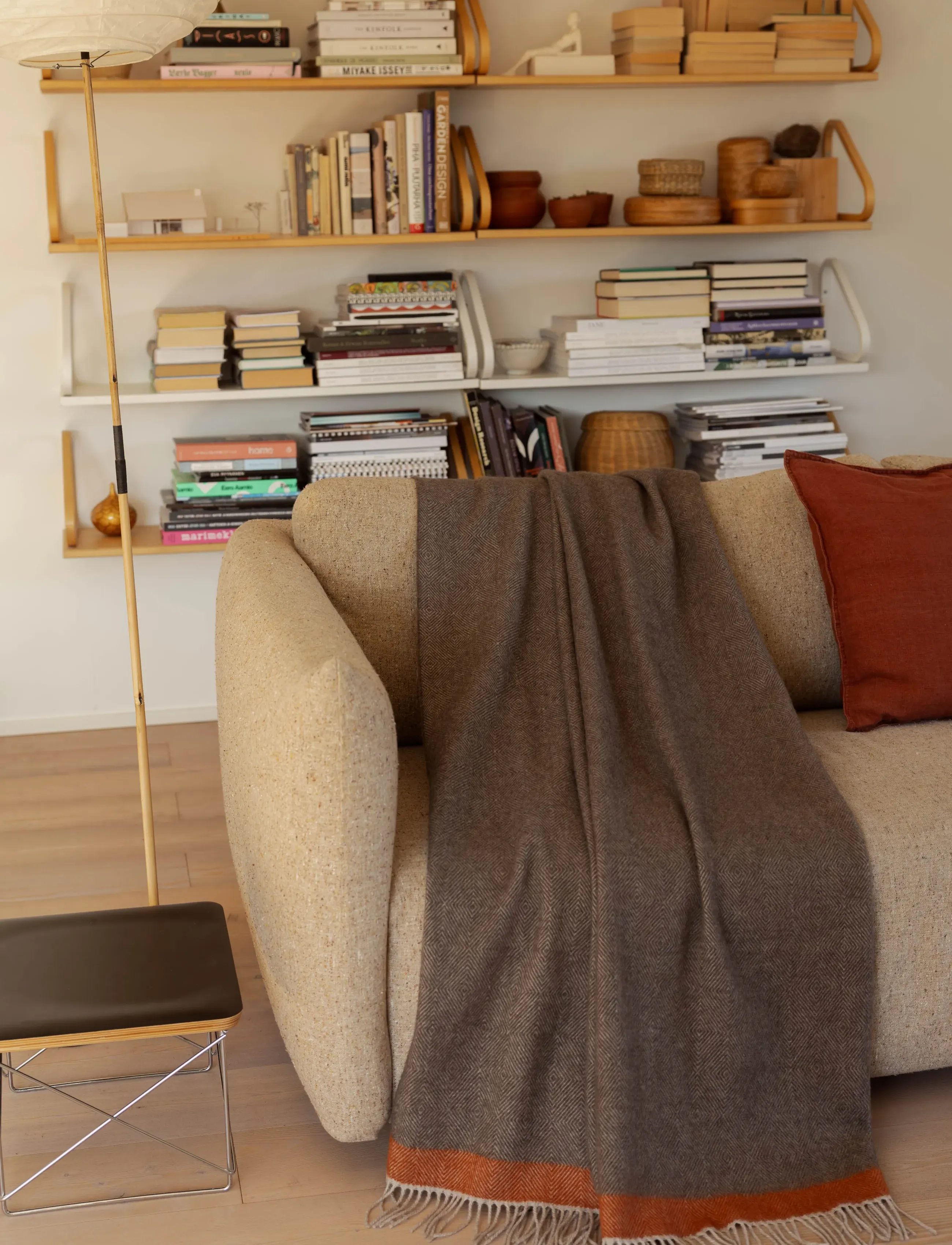 Lapuan Kankurit - RAUHA blanket - brown-rust - 0