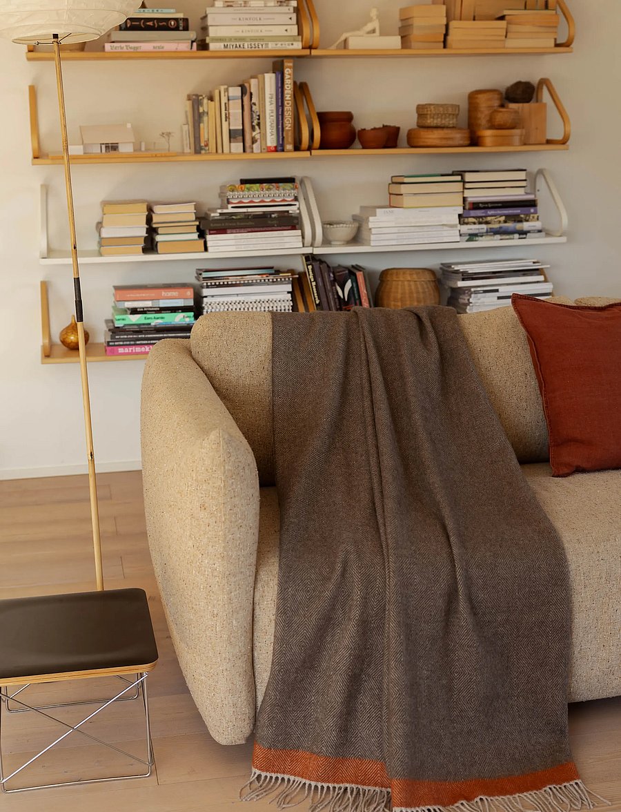 Lapuan Kankurit - RAUHA blanket - brown-rust - 0