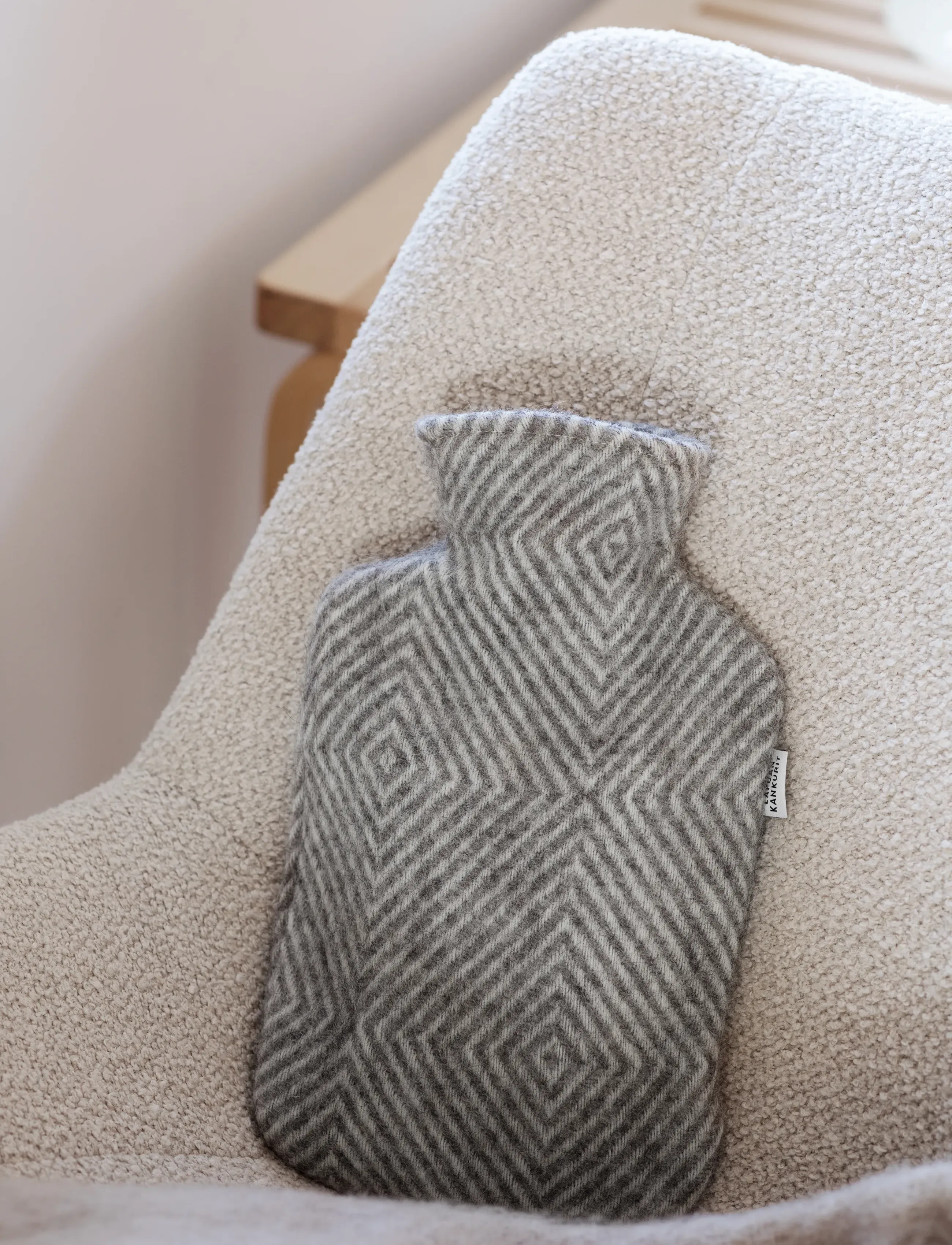 Lapuan Kankurit - MARIA varmtvandsflaske - tilbehør til sauna - grey-white - 4