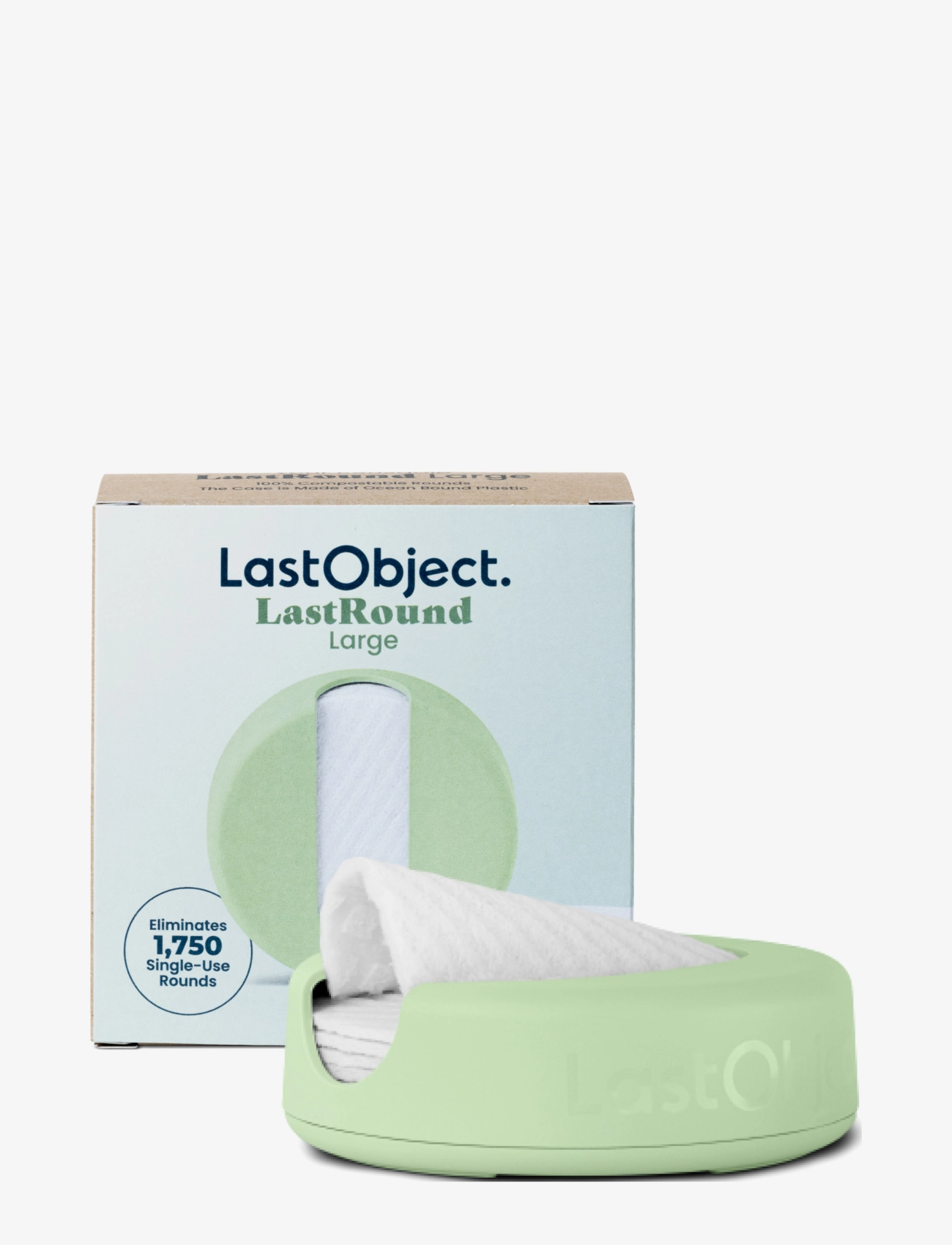 LastObject - LastRound Large Green - ansigtsrens - green - 2