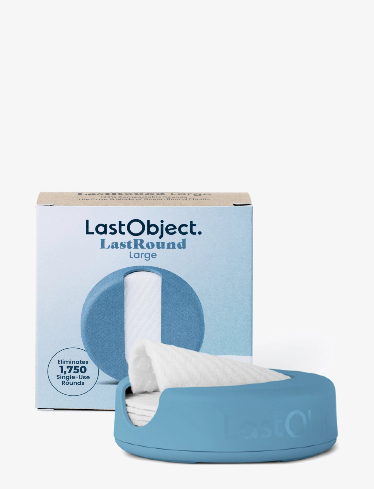 LastObject - LastRound Large Blue - silmämeikin poistoaineet - blue - 2