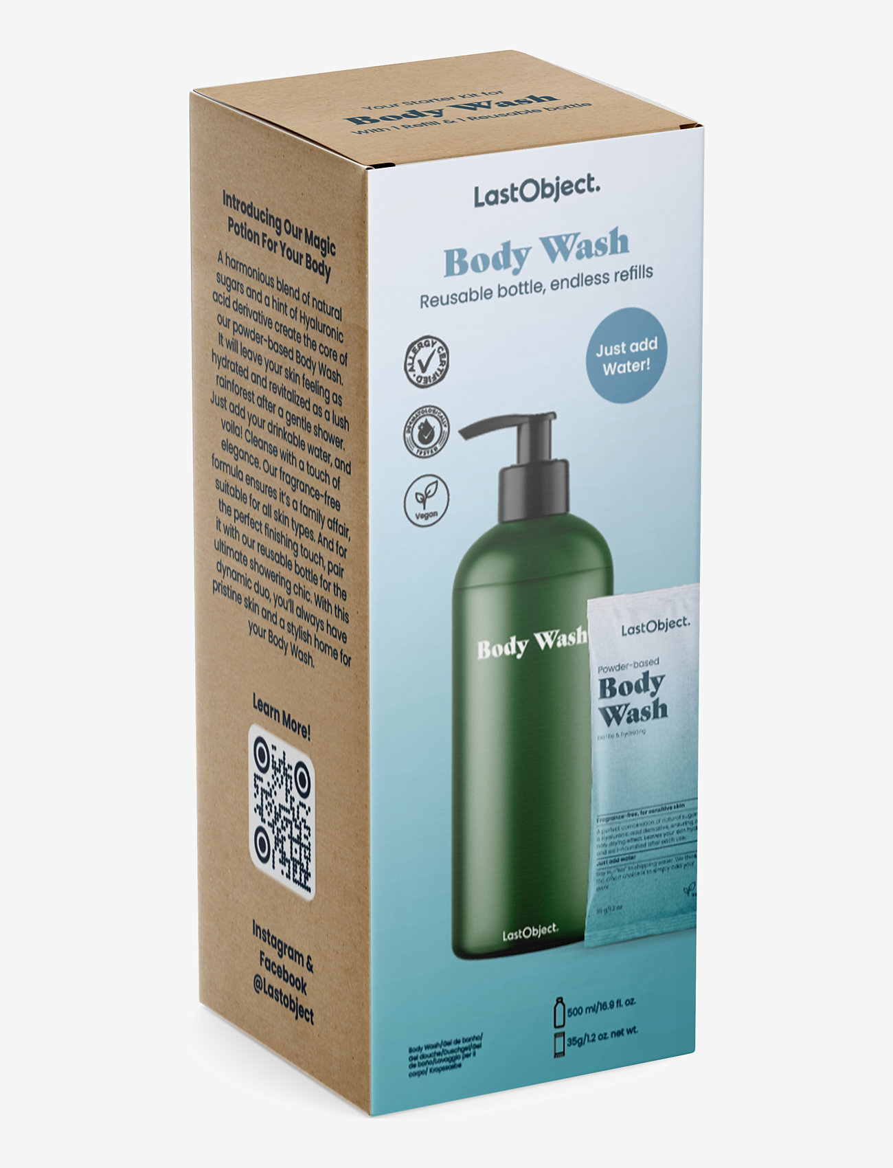 LastObject - Body Wash Starter Kit - duschgel & duscholjor  - green - 2
