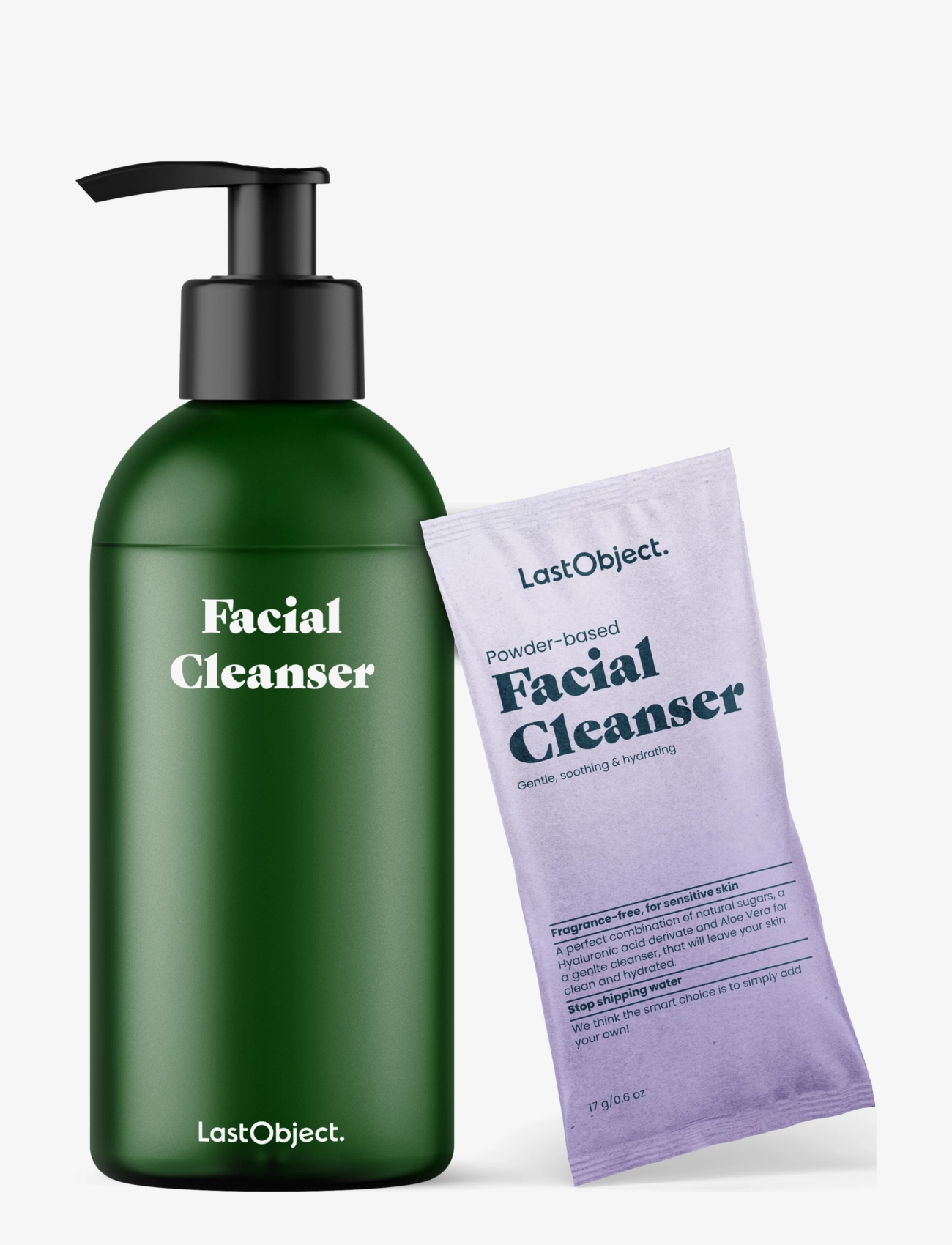LastObject Facial Cleanser Starter Kit, Ansigtsvask & Rensemiddel, Grøn, Str: 250 ML