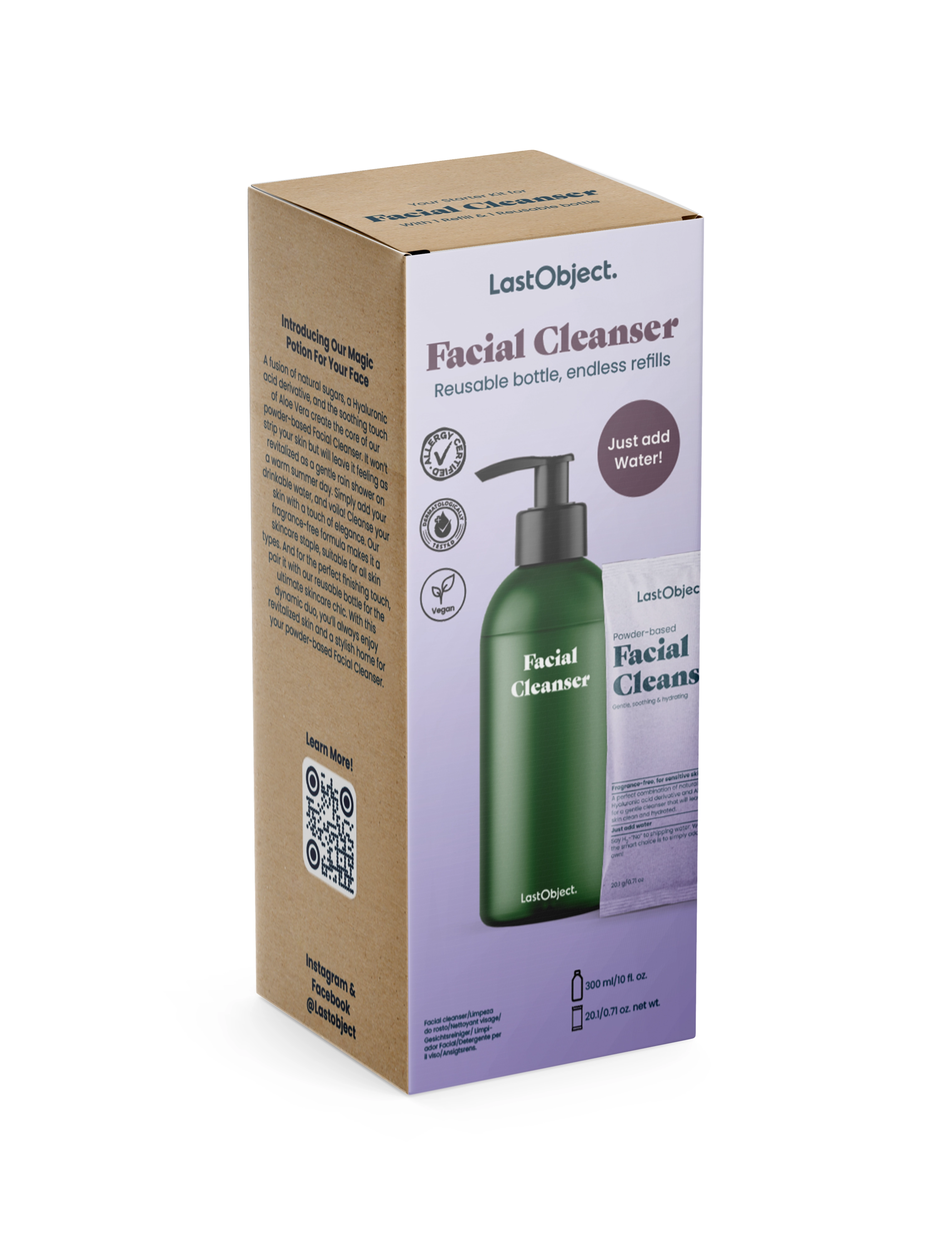 LastObject - Facial Cleanser Starter Kit - rengöringsgel - green - 4