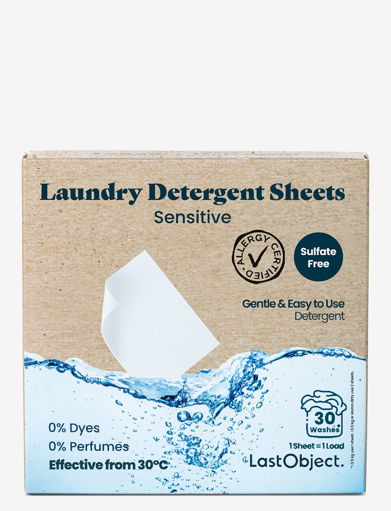 LastObject - Laundry Detergent Sheet - tvätt - white - 1