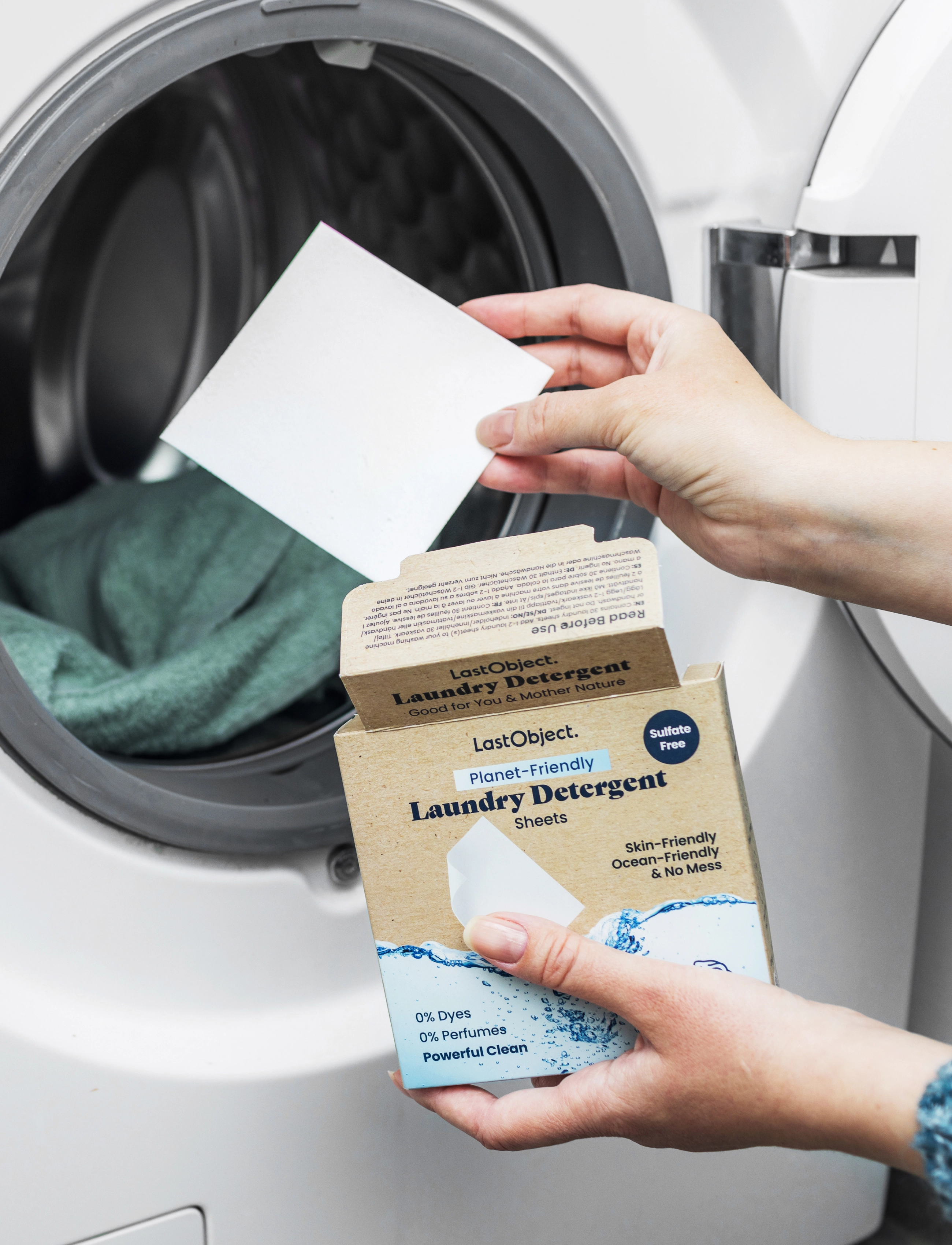 LastObject - Laundry Detergent Sheet - tvätt - white - 3