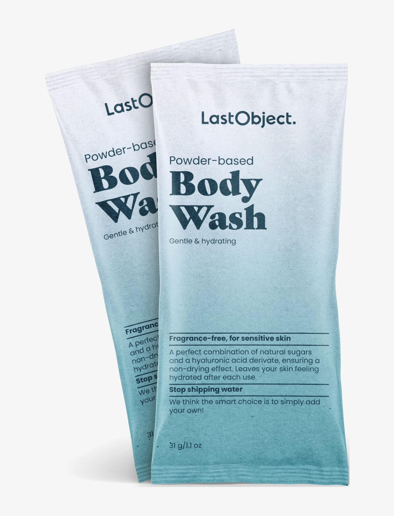 LastObject Body Wash Refill 2-Pack, Badekar og bruser, Grøn, Str: 450 ML