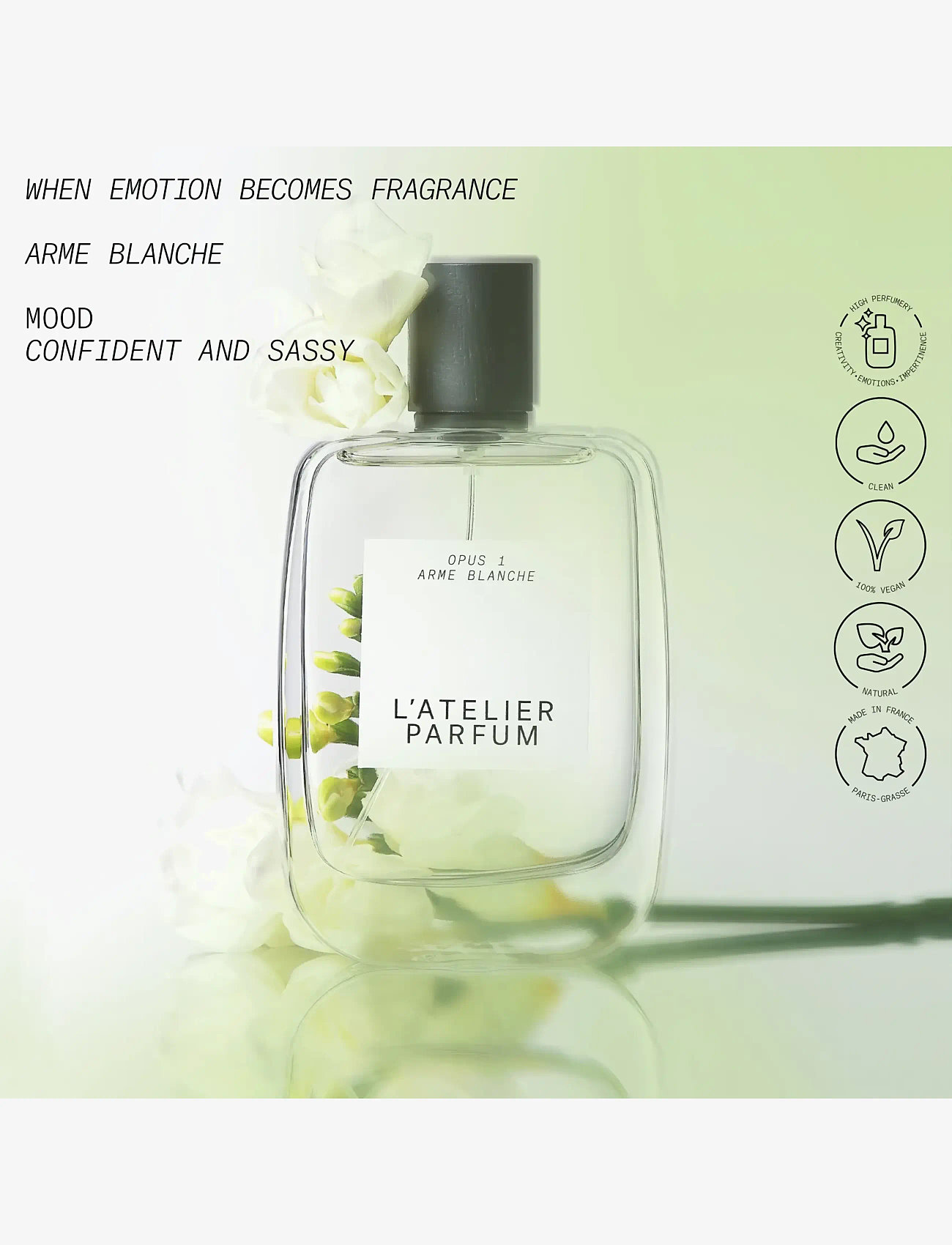 L'atelier Parfum - EDP ARME BLANCHE 50ML - till honom  - clear - 2