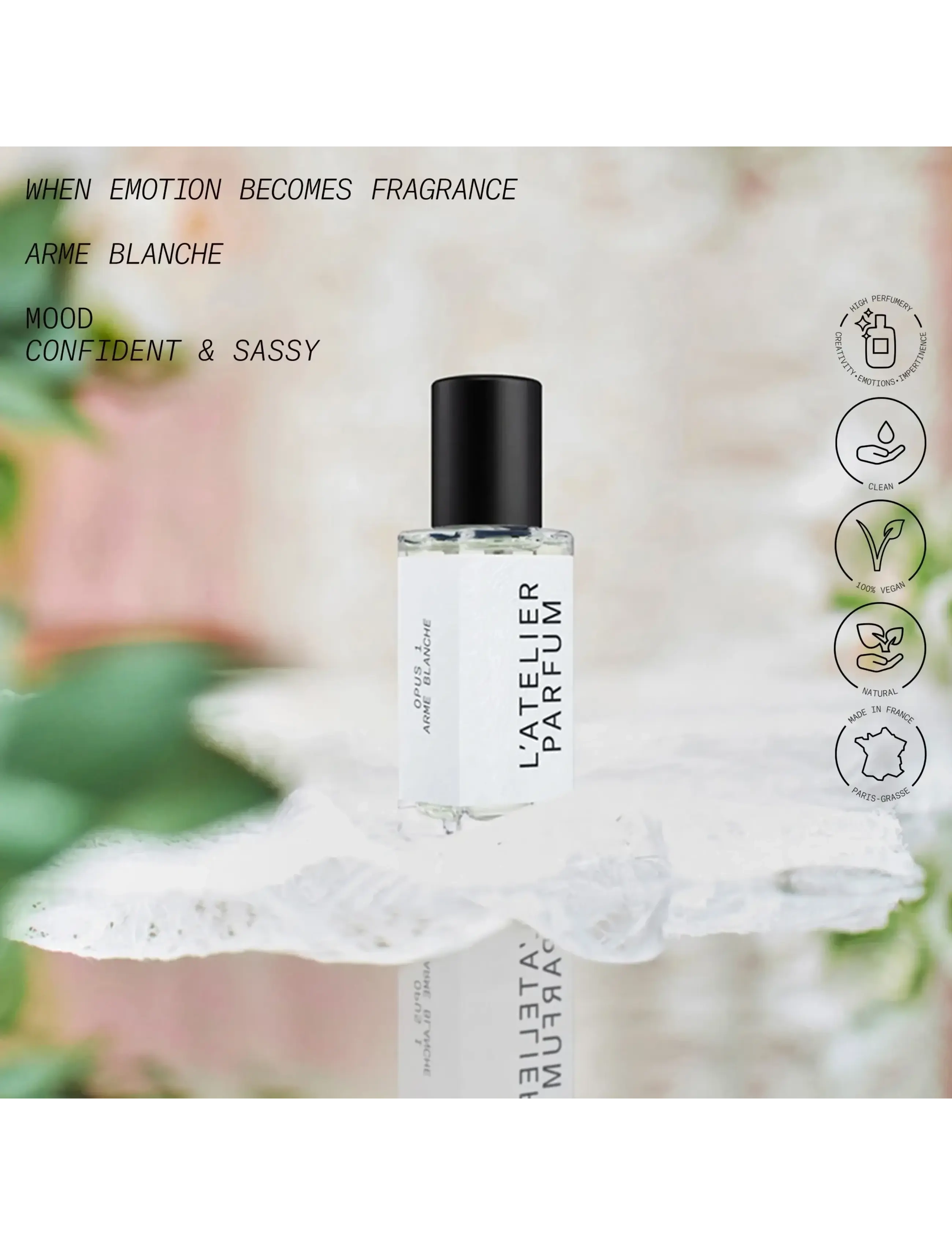 L'atelier Parfum - EDP ARME BLANCHE 15ML - till honom  - clear - 2