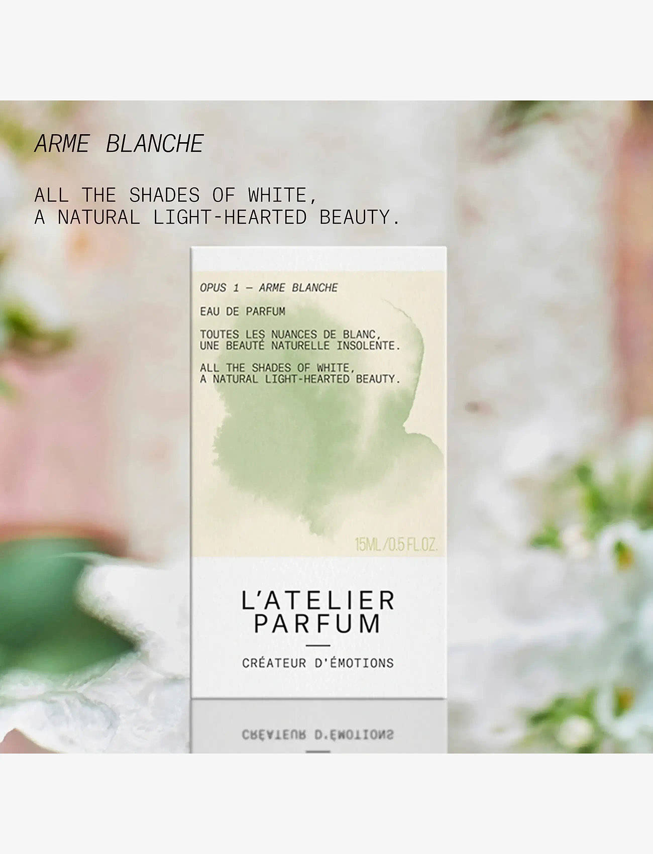 L'atelier Parfum - EDP ARME BLANCHE 15ML - til ham  - clear - 4