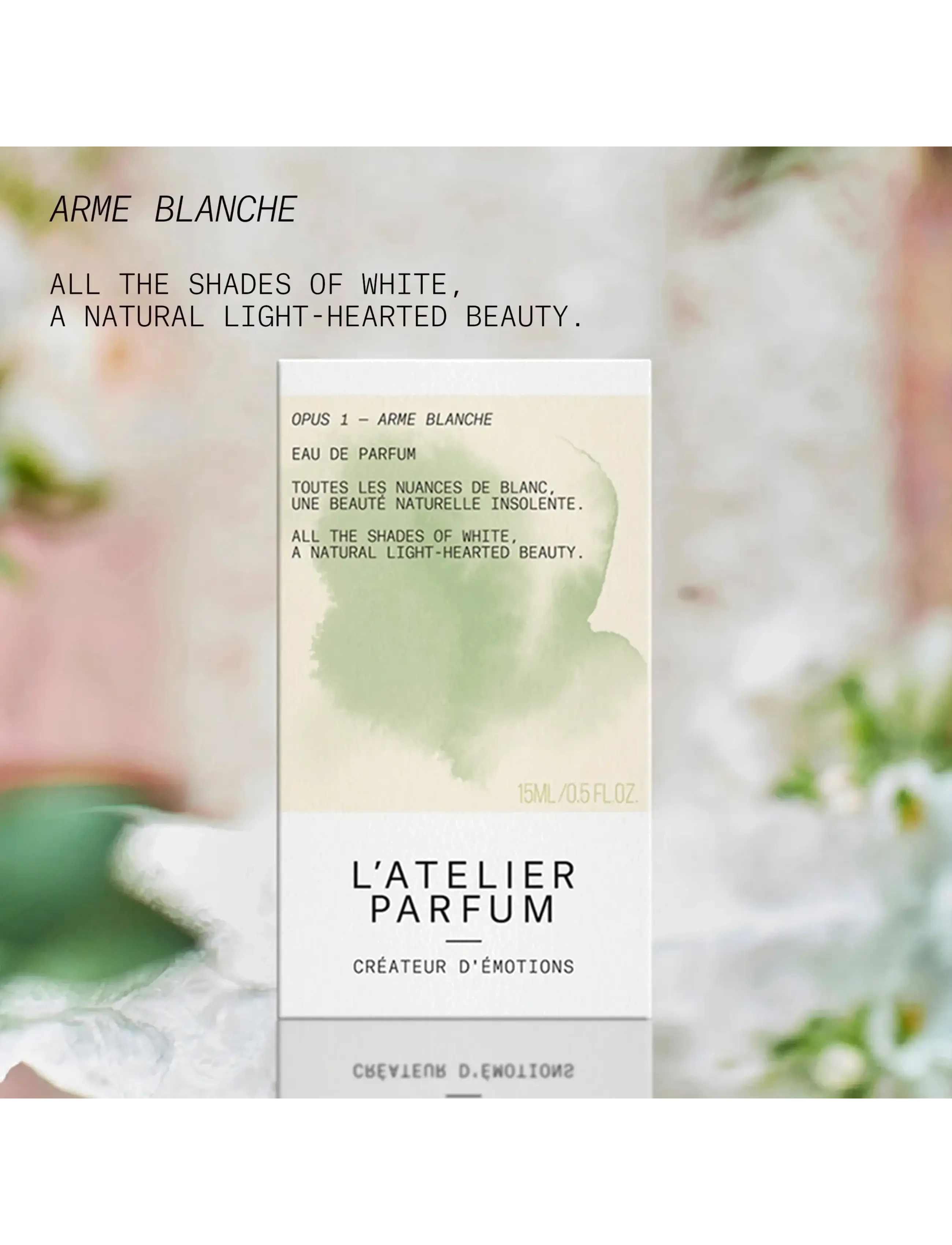 L'atelier Parfum - EDP ARME BLANCHE 15ML - till honom  - clear - 4