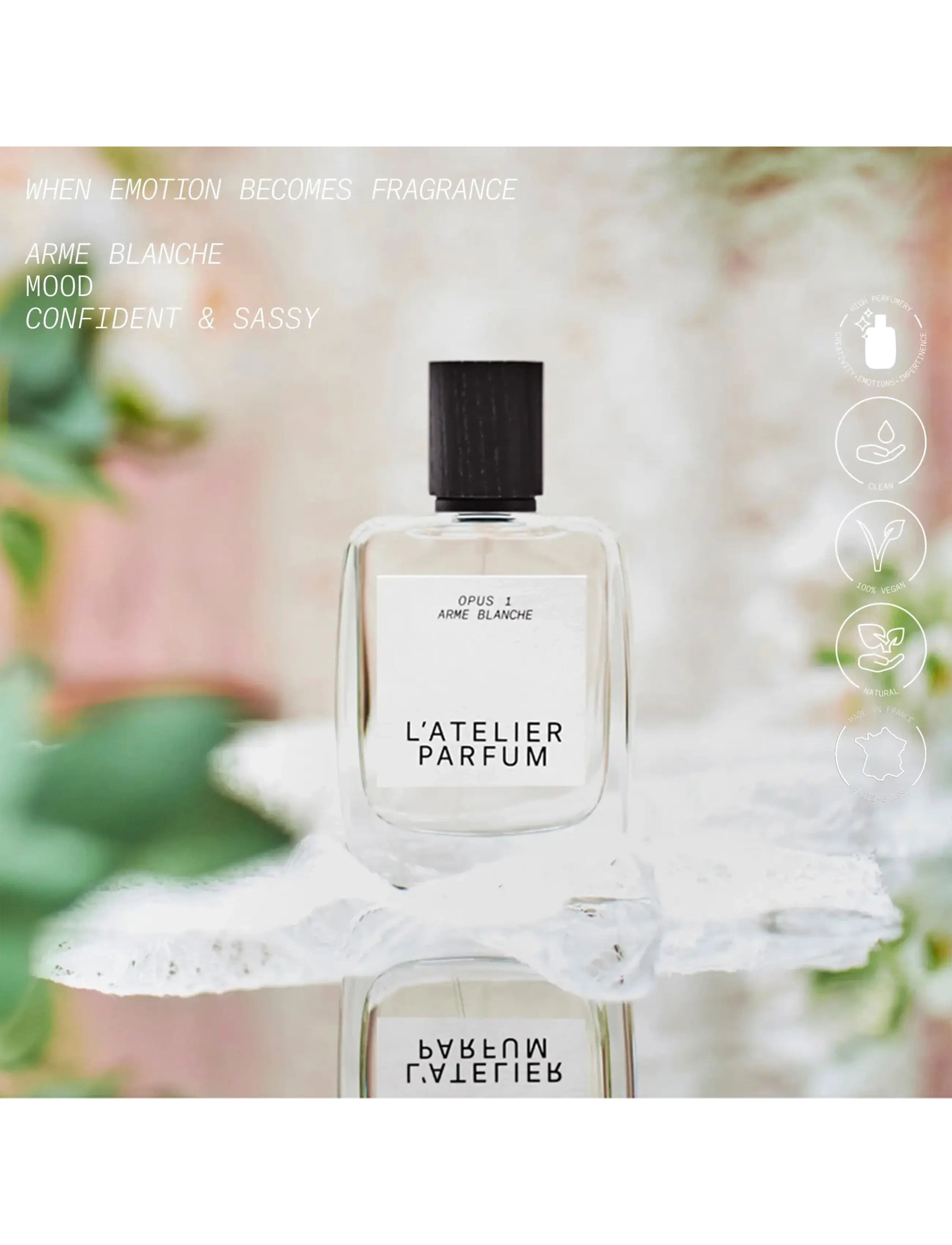 L'atelier Parfum - EDP ARME BLANCHE 50ML - til ham  - clear - 2