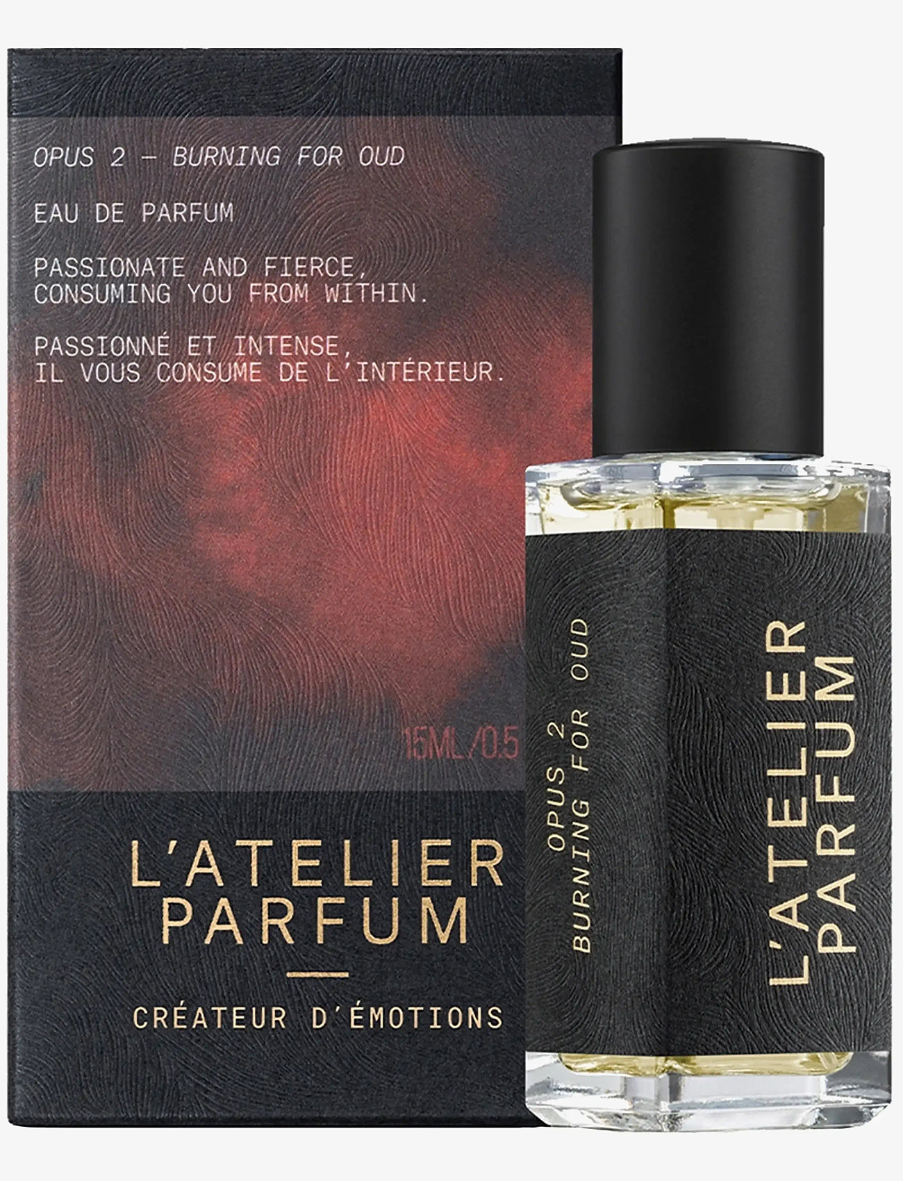 L'atelier Parfum - EDP BURNING FOR OUD 15ML - till honom  - clear - 1