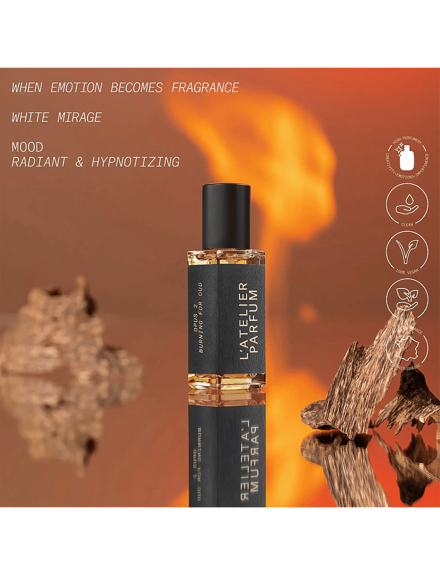 L'atelier Parfum - EDP BURNING FOR OUD 15ML - til ham - clear - 2