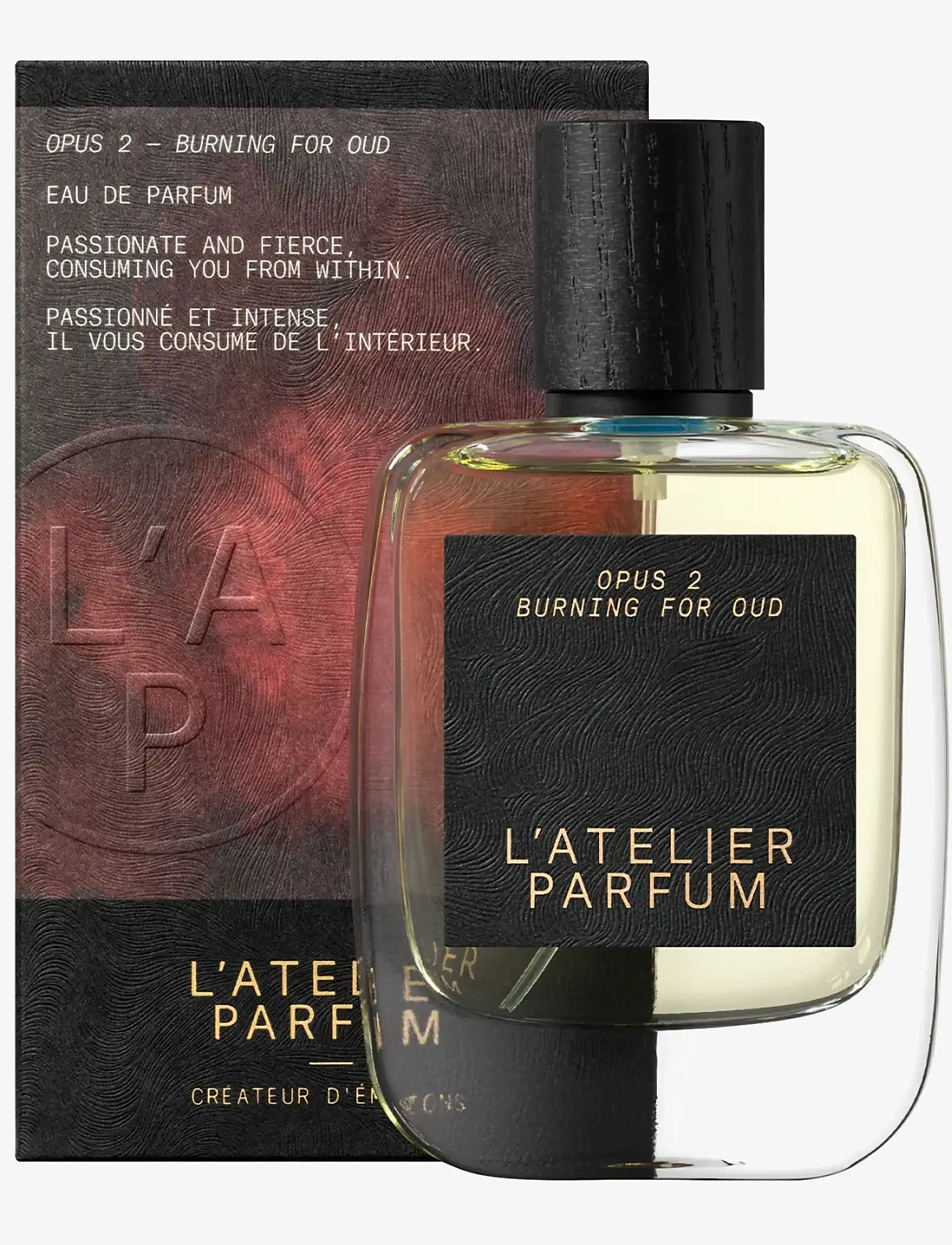 L'atelier Parfum - EDP BURNING FOR OUD 50ML - meestele  - clear - 1