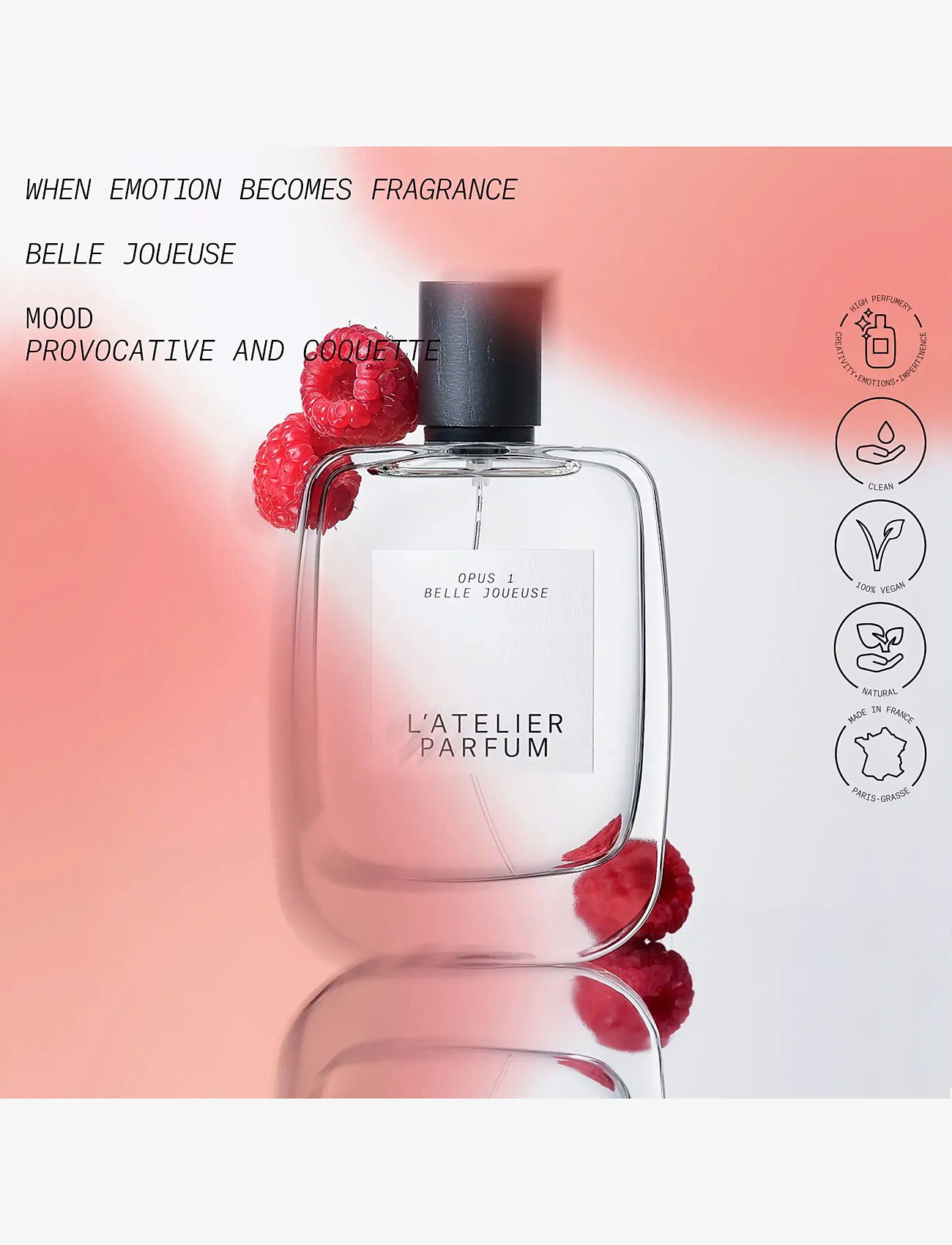 L'atelier Parfum - EDP BELLE JOUEUSE 50ML - meestele  - clear - 2