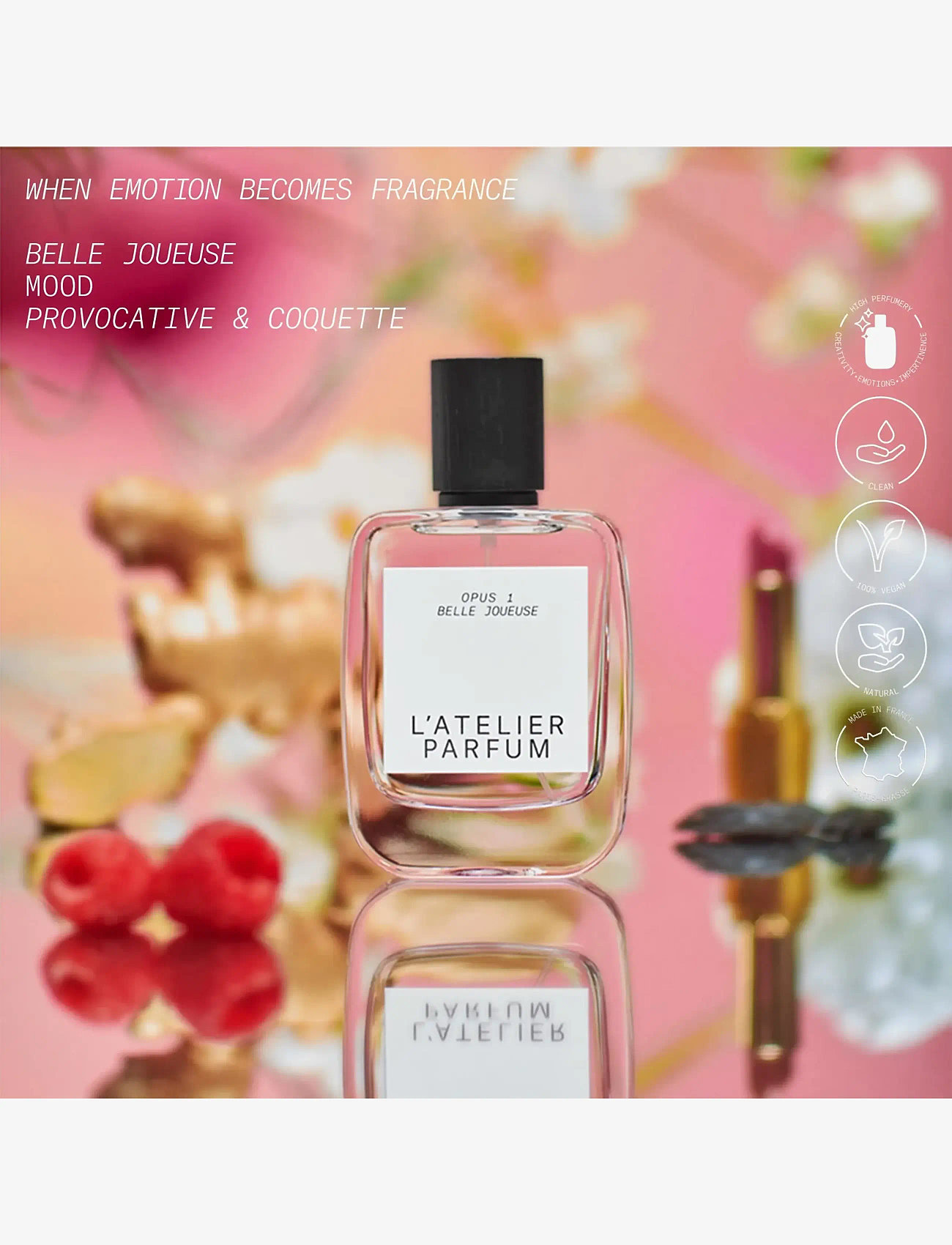 L'atelier Parfum - EDP BELLE JOUEUSE 50ML - meestele  - clear - 2